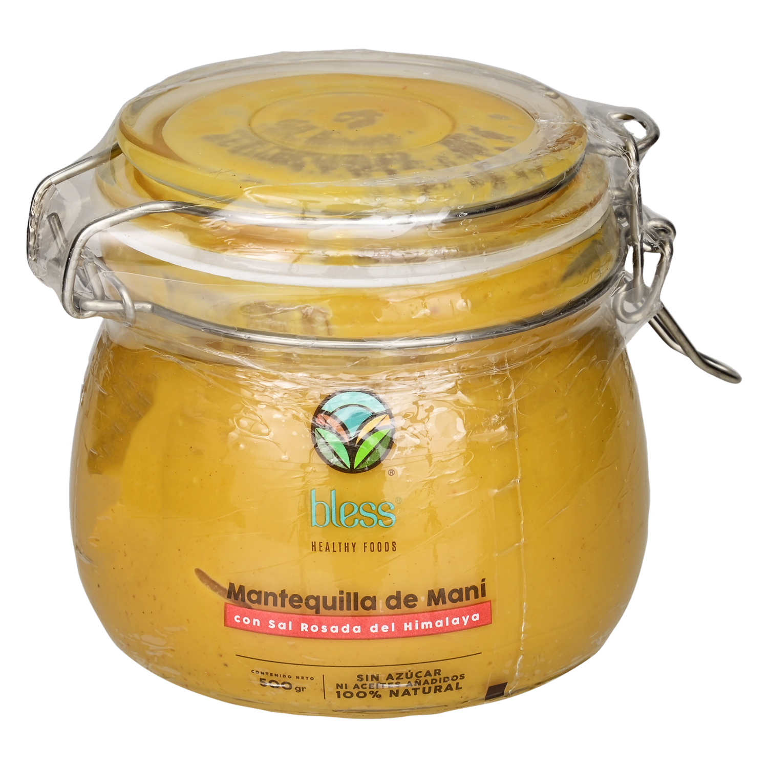 Mantequilla De Maní Con Sal Rosada Del Himalaya BLESS 500 g