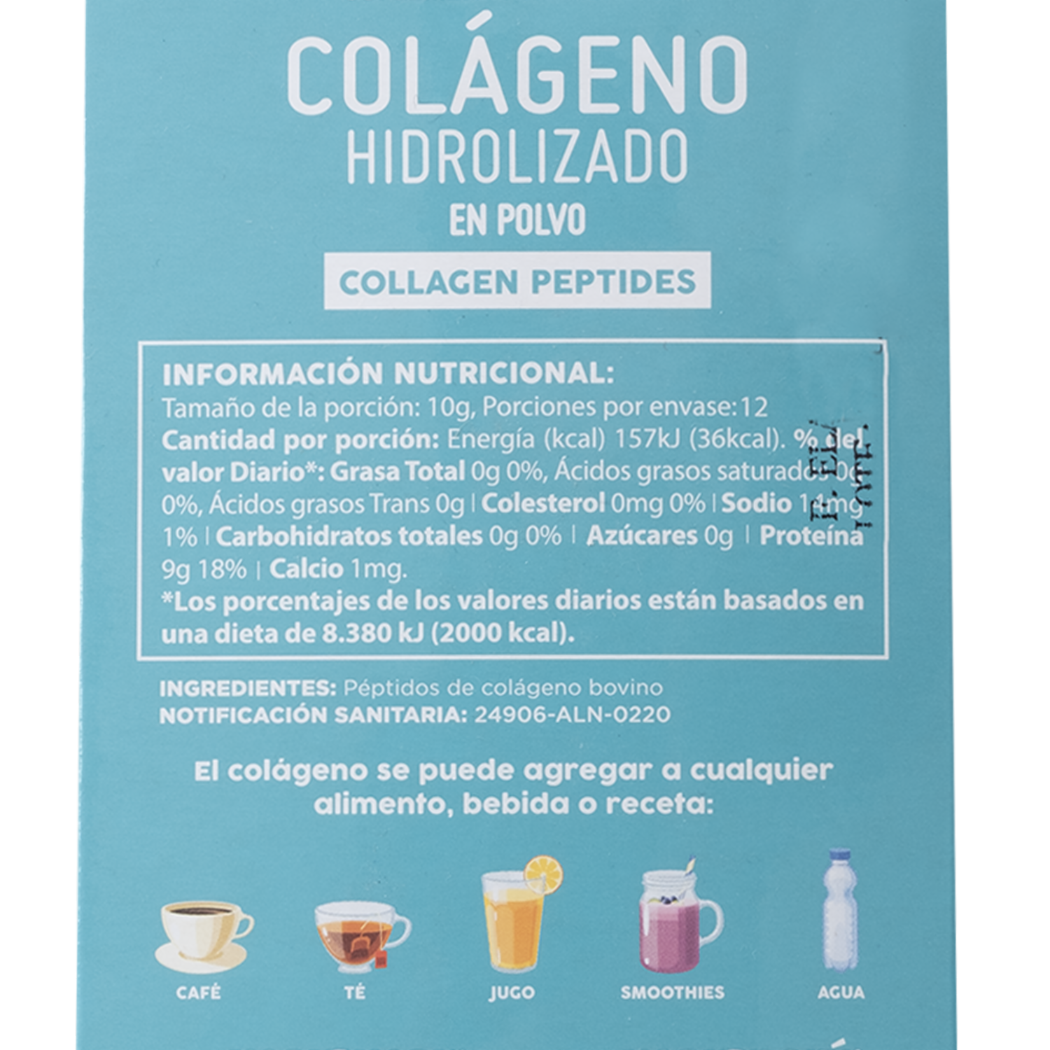 Colágeno En Polvo Hidrolizado BLESS 120g