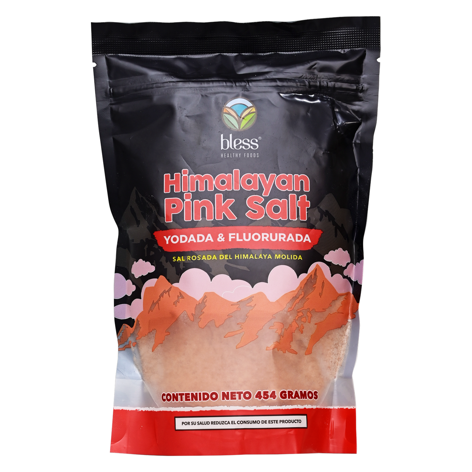 Sal De Himalaya Molida Yodada & Fluorada BLESS 454 G
