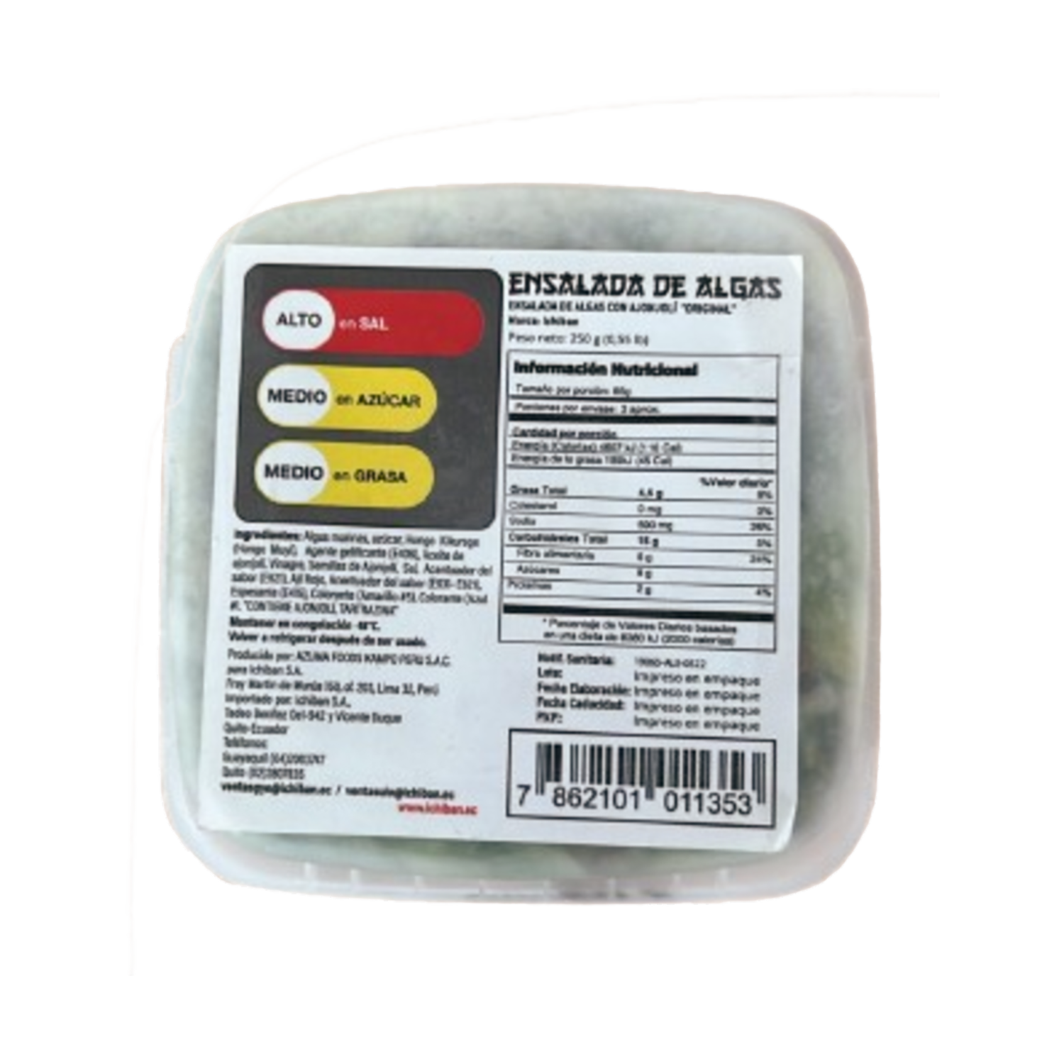 Ensalada De Algas Congelada ICHIBAN 250 G