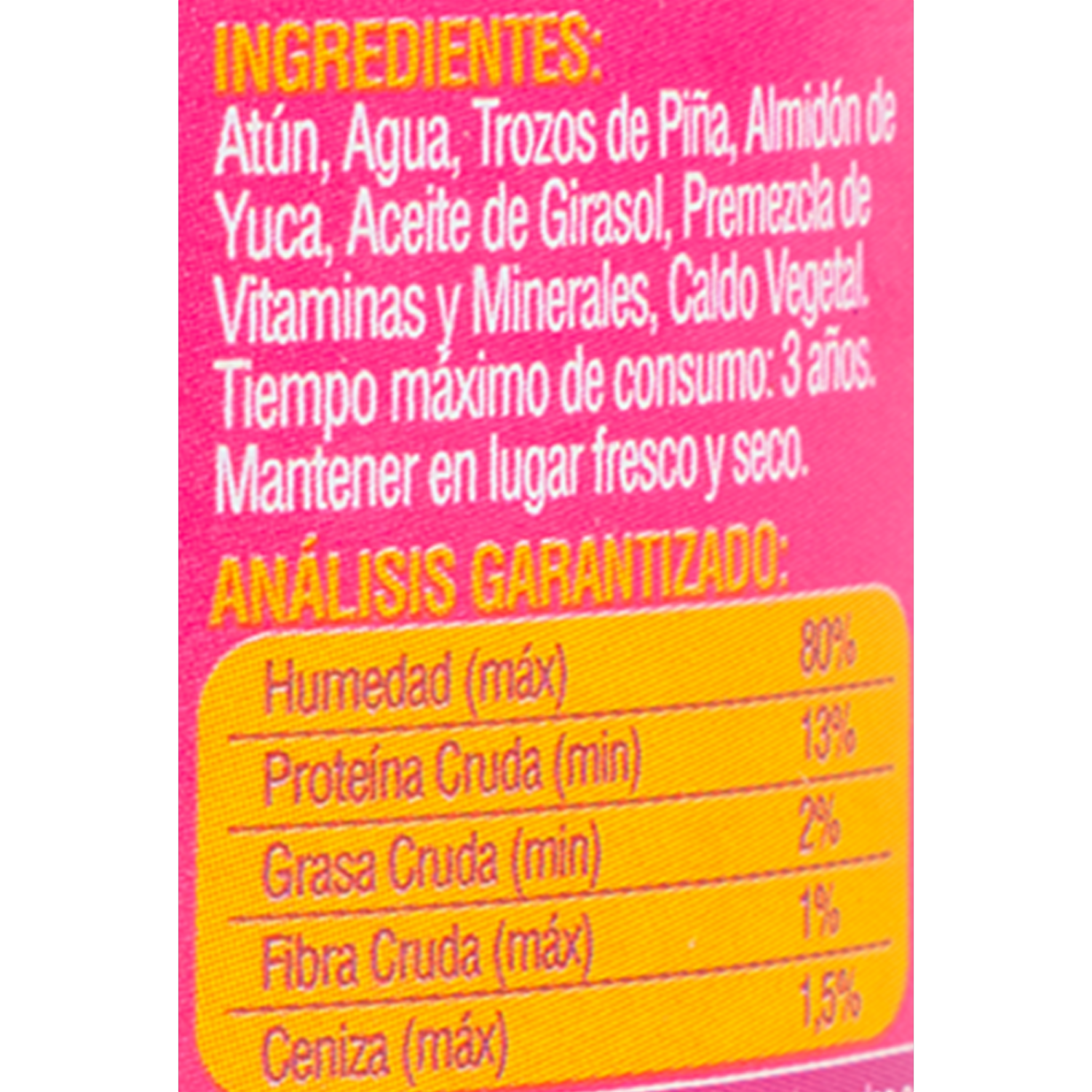 Alimento Húmedo Para Gatos Sabor Atún HONEY 85 G