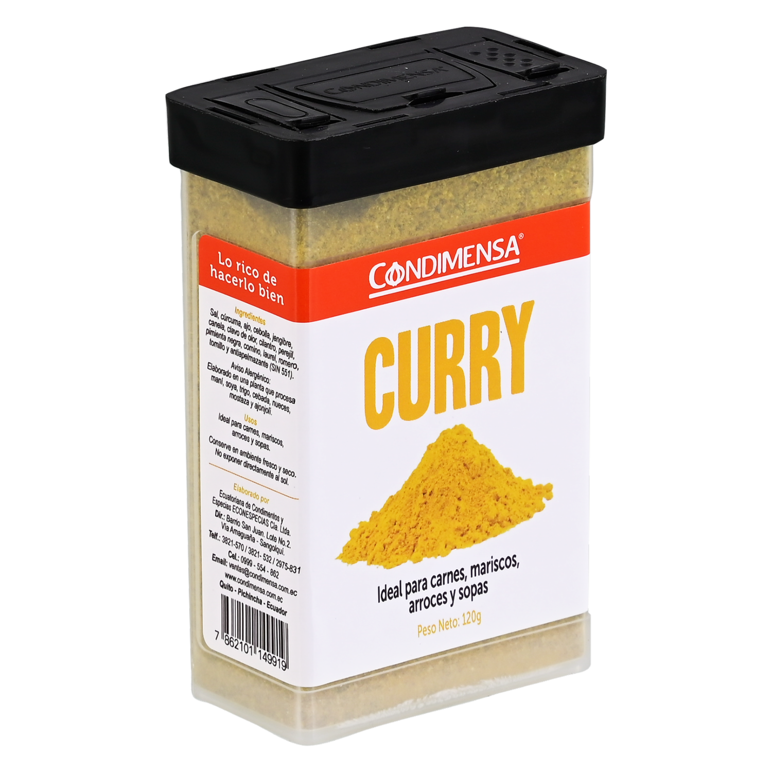 Curry Empacado CONDIMENSA 120 G