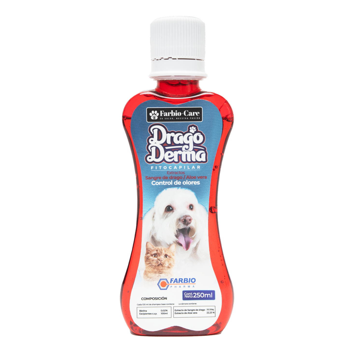 Shampoo Para Mascota Fito Capilar FARBIO-CARE 250 Ml
