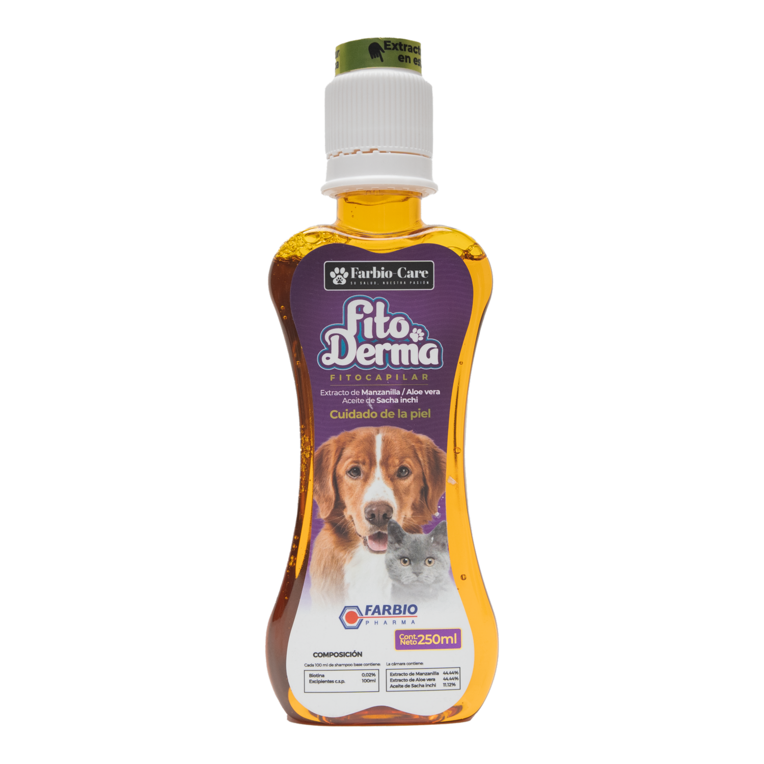 Shampoo Para Mascota Fito Capilar FARBIO-CARE 250 Ml