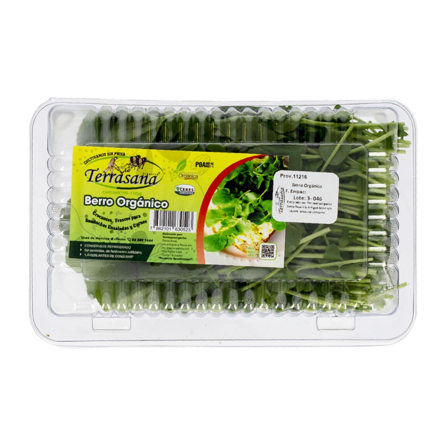 Berro Orgánico TERRASANA 100 G