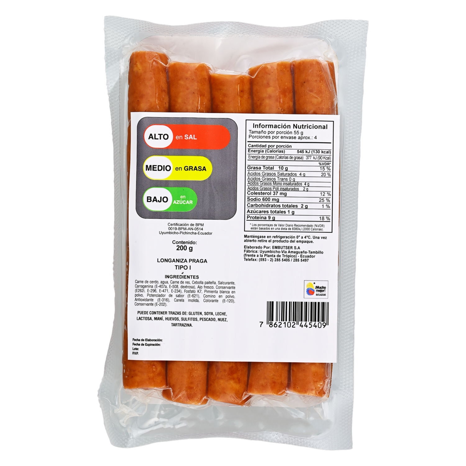 Longaniza Praga FEDERER 200g
