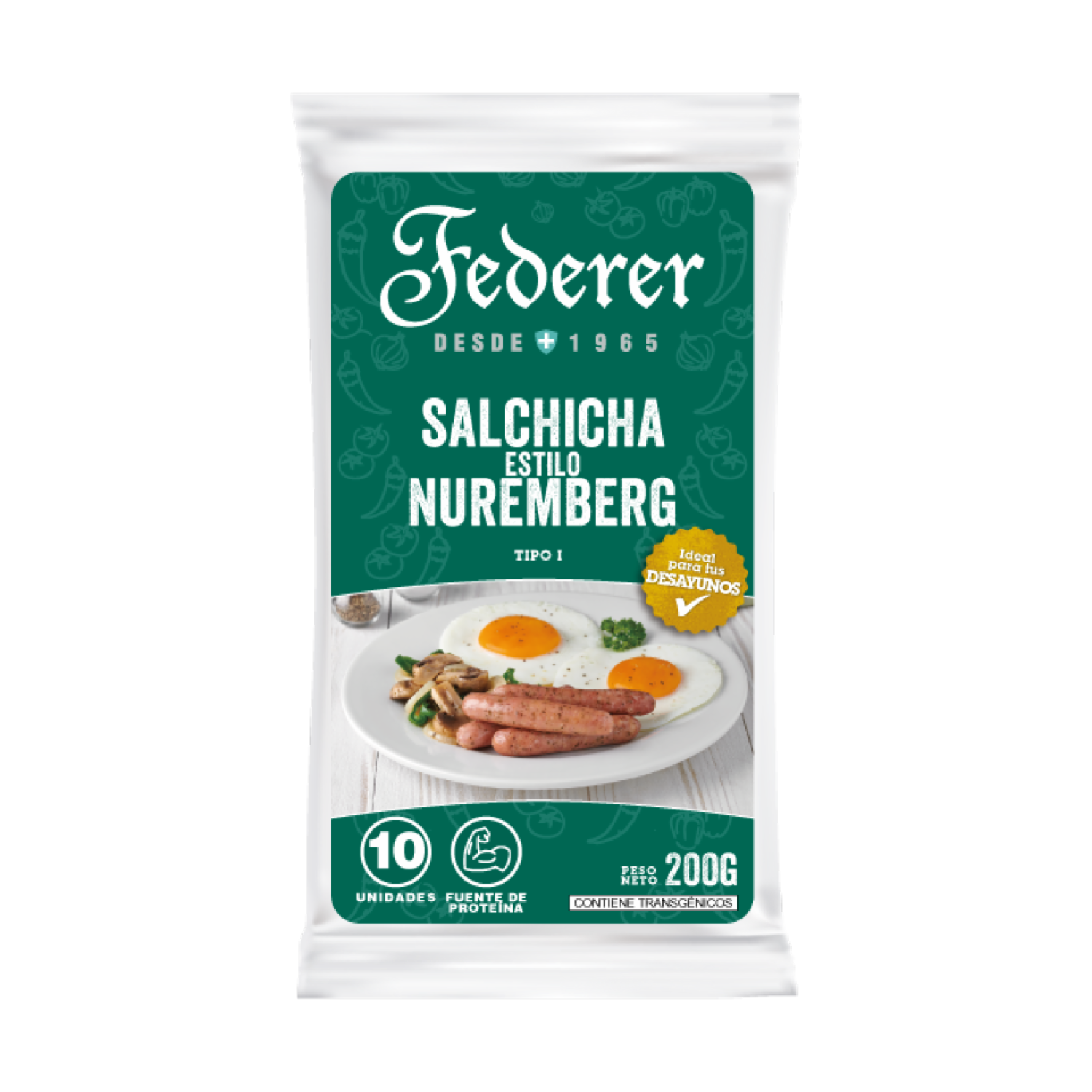 Salchicha Nuremberg FEDERER 200g