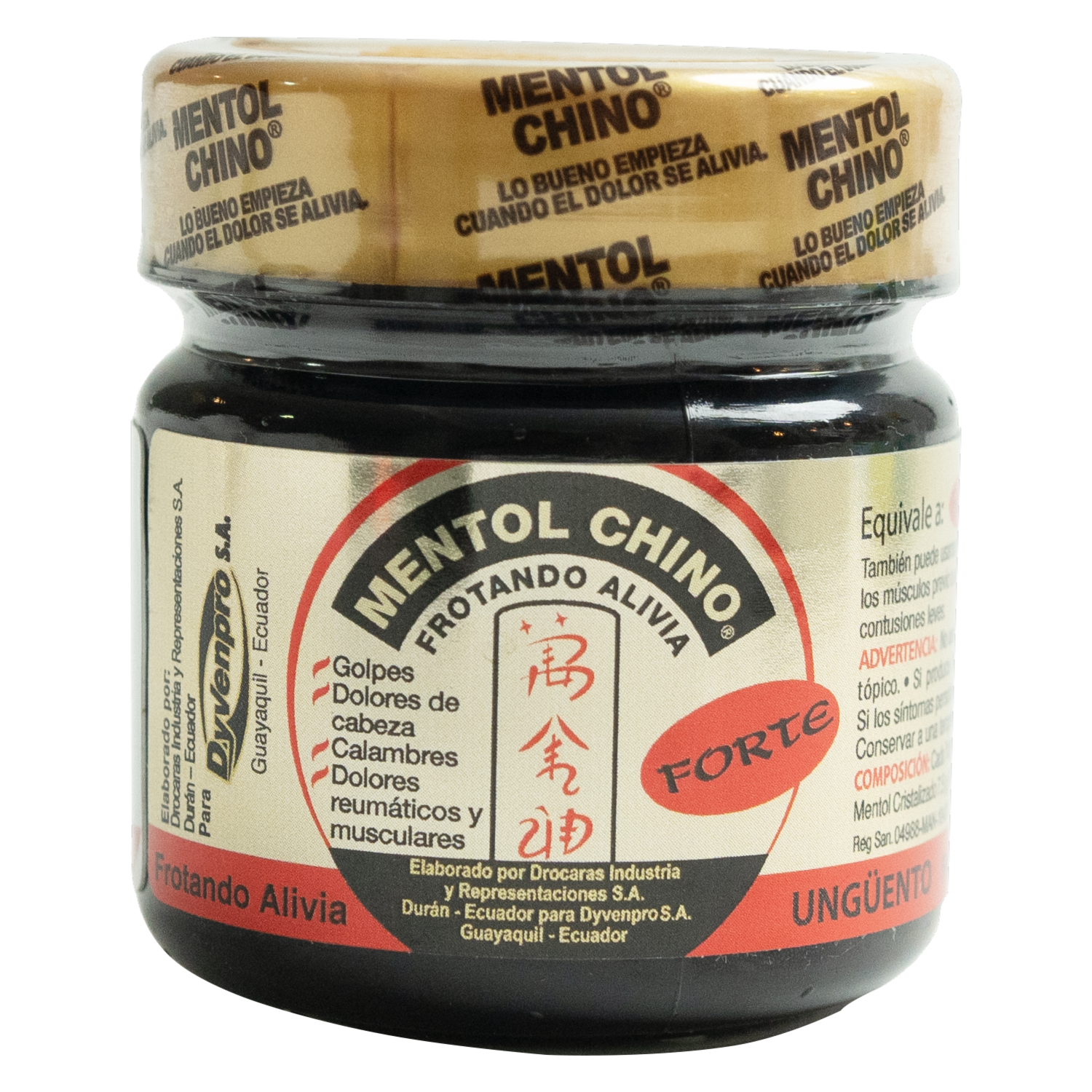 Ungüento En Frasco MENTOL CHINO 60 G