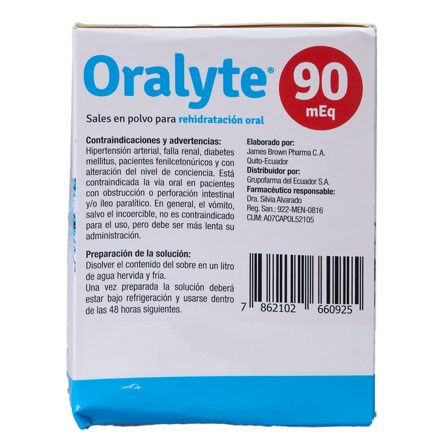 Digestivo Con Sales Polvo Sabor A Fresa ORALYTE 291.44 g