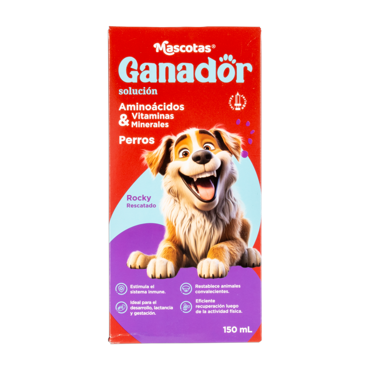Multivitamínico Para Mascotas Aminoácidos GANADOR 150 Ml