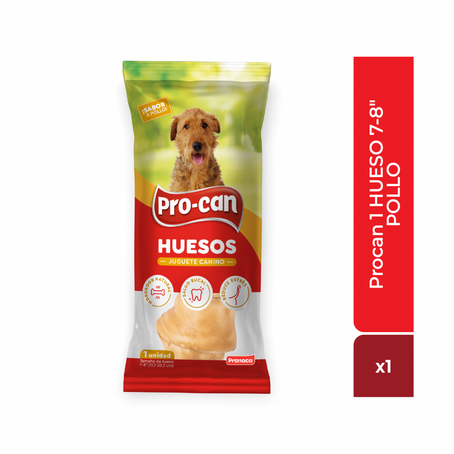 Hueso Para Perro Huesos Sabor A Pollo PRO-CAN Unidad
