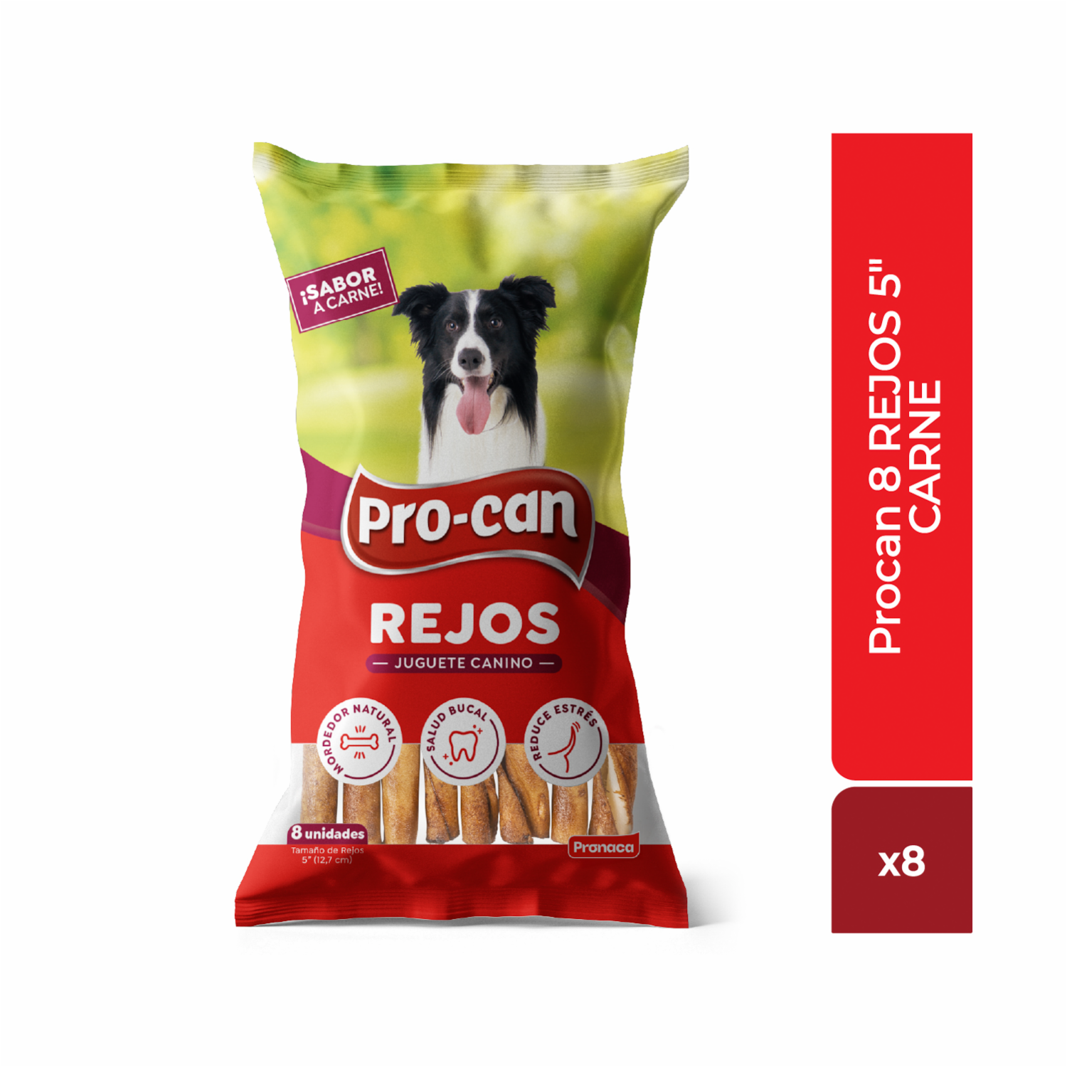 Snack Para Perros Rejos Sabor A Carne PRO-CAN 60 G