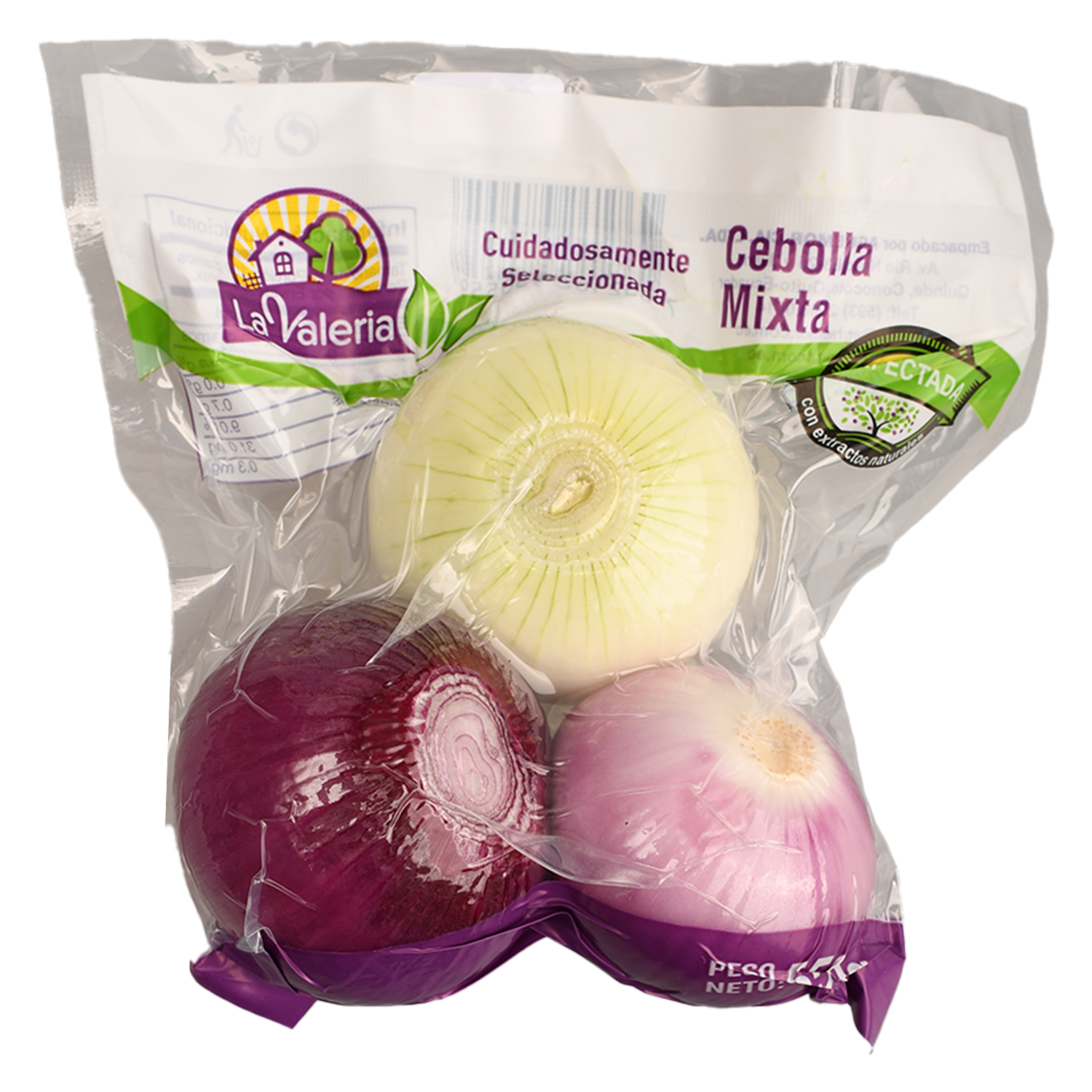 Mix Cebollas Paiteñas Al Vacío LA VALERIA 550g