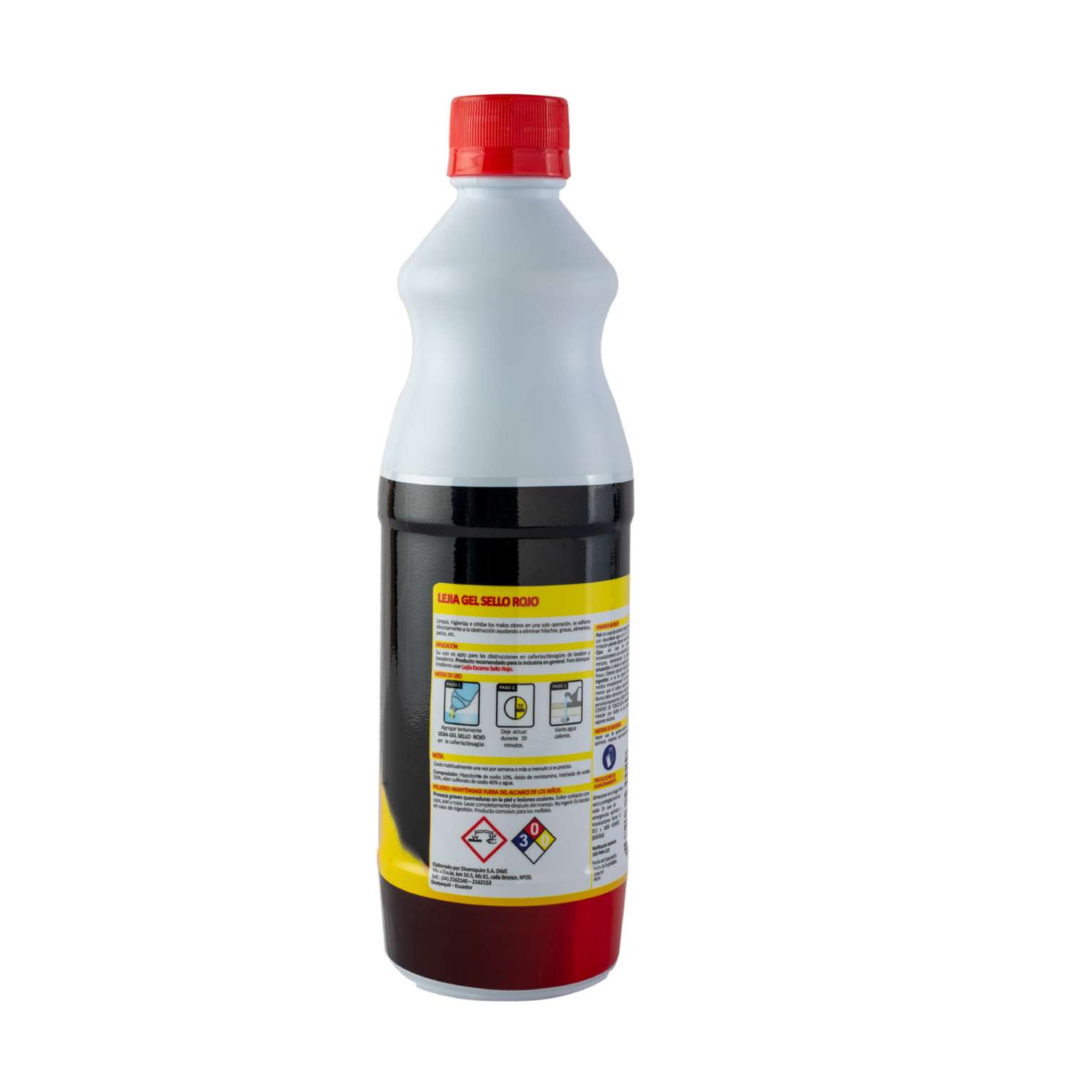 Destapador Sello Rojo Gel LEJÍA 1000 Ml