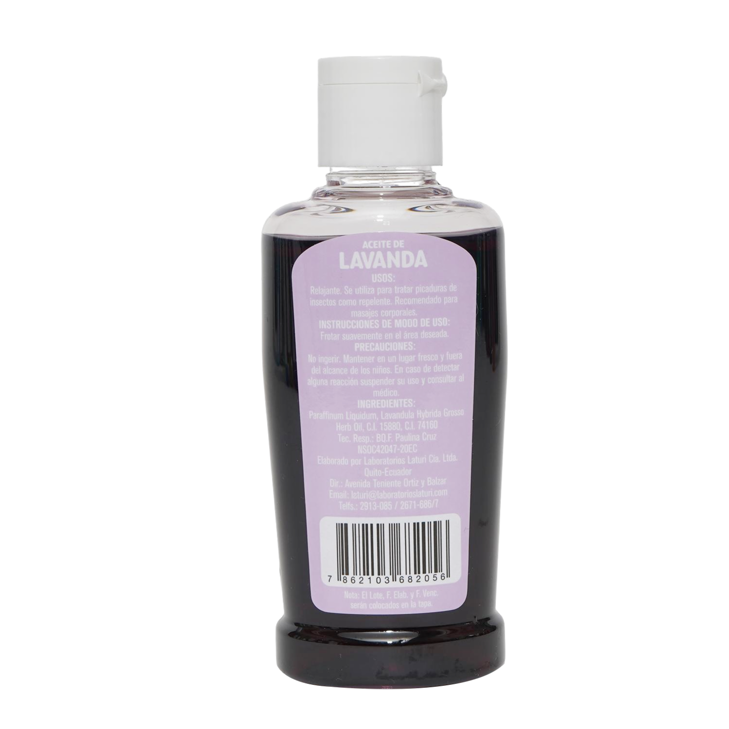 Aceite Cosmético De Lavanda LATURI 120 Ml