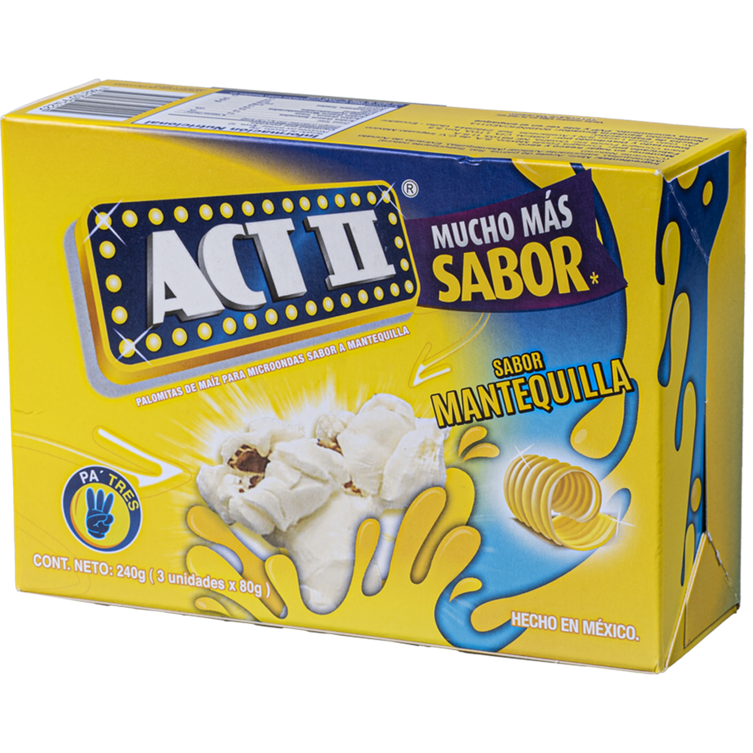 Canguil Con Mantequilla 3Pack ACT II 3 Pack