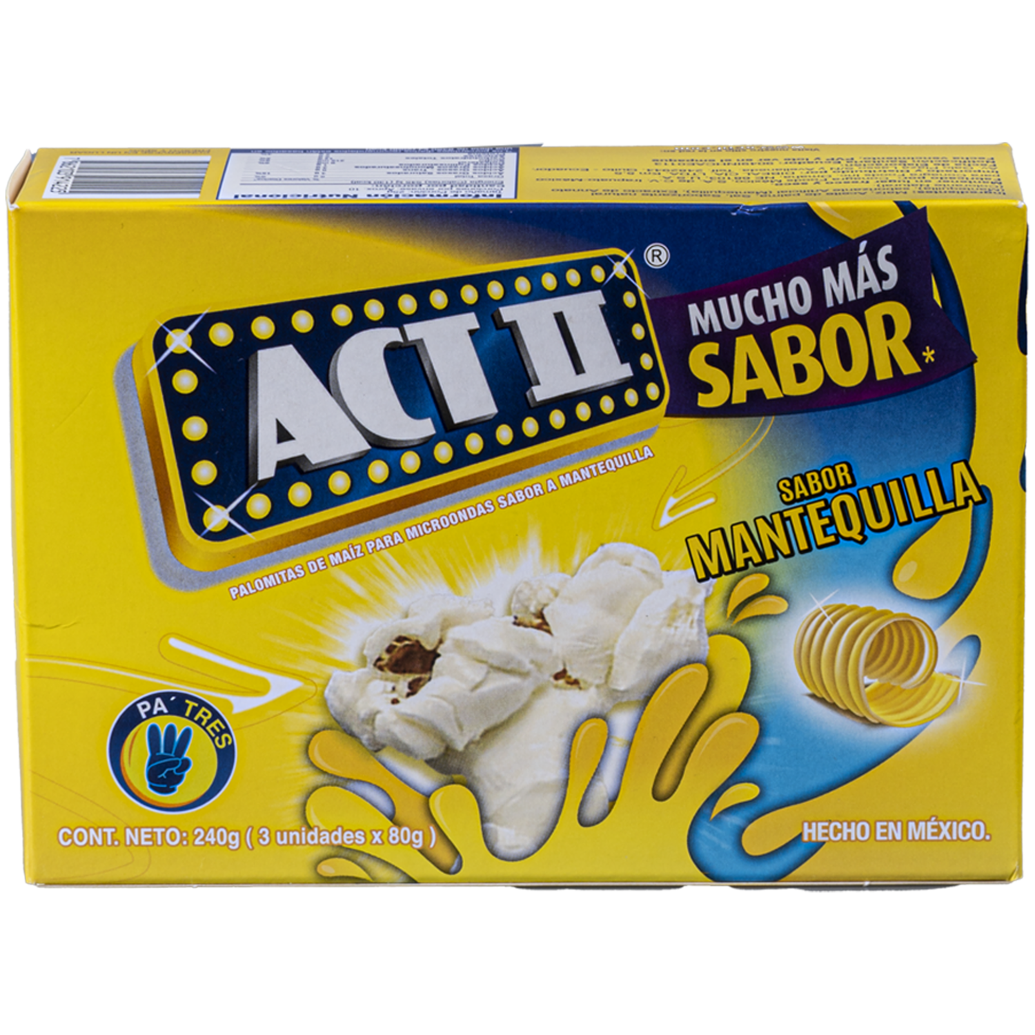 Canguil Con Mantequilla 3Pack ACT II 3 Pack