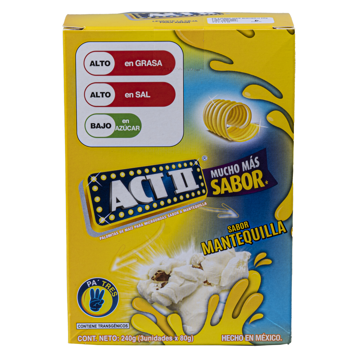 Canguil Con Mantequilla 3Pack ACT II 3 Pack