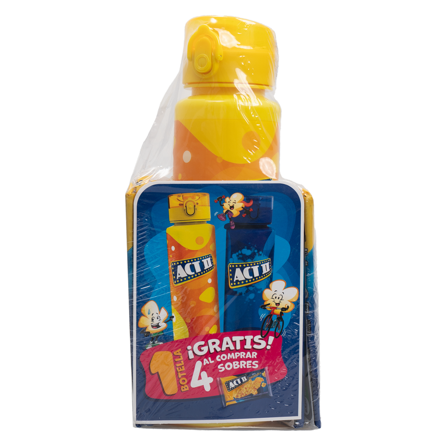 Canguil Para Microondas + Grub Tub 4Pack ACT II X 4 Uds