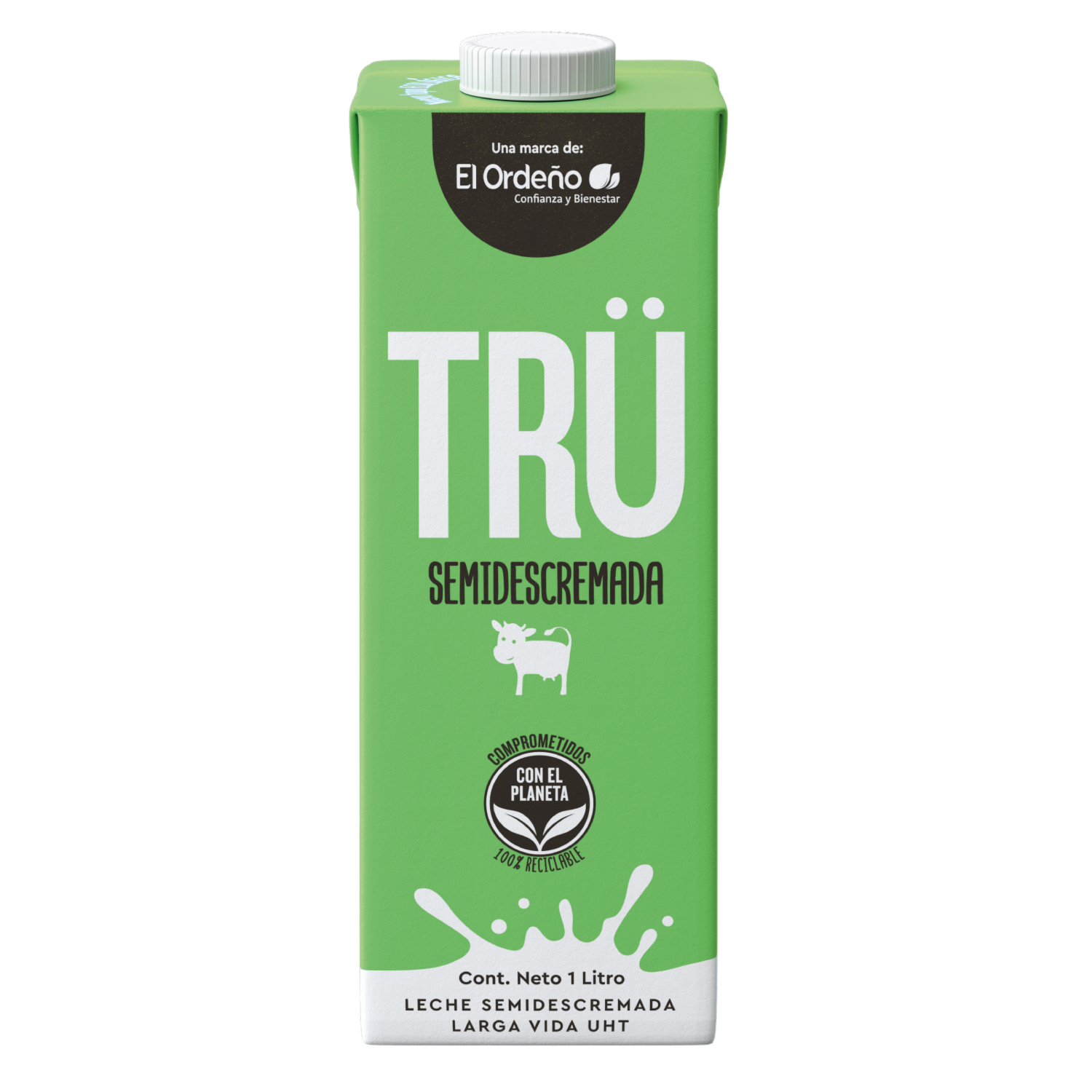 Leche Semidescremada Larga Vida UHT TRÜ 1 L