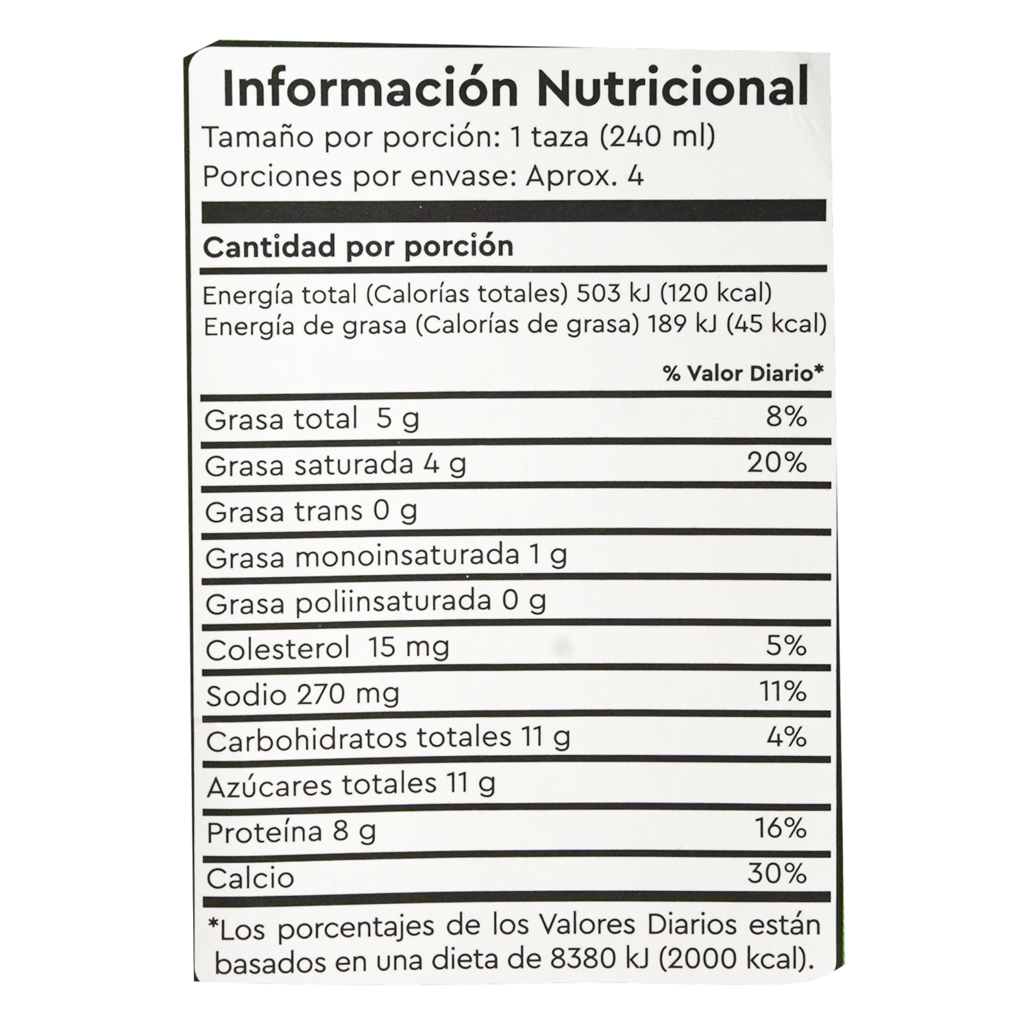 Leche Semidescremada Larga Vida UHT TRÜ 1 L