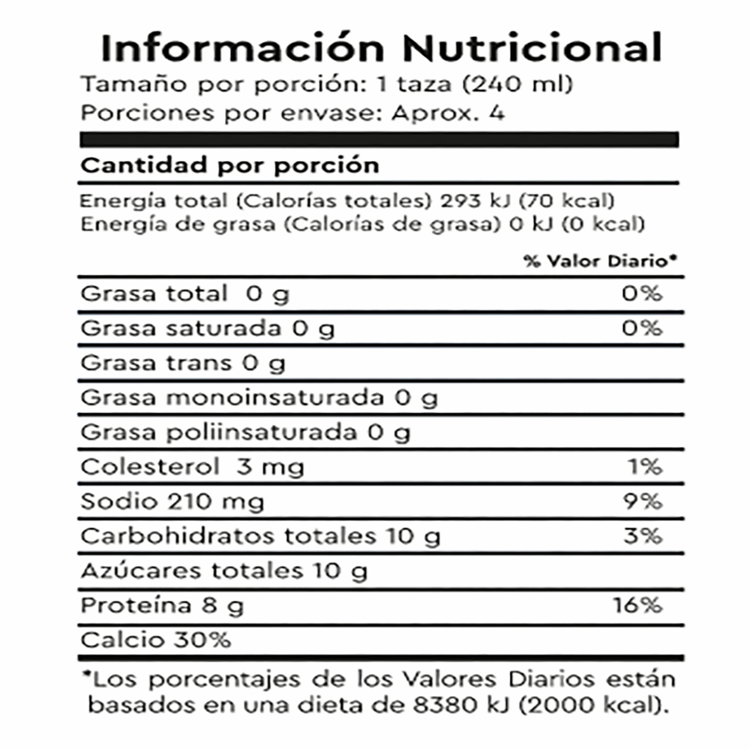 Leche Descremada Deslactosada TRÜ 1000 Ml