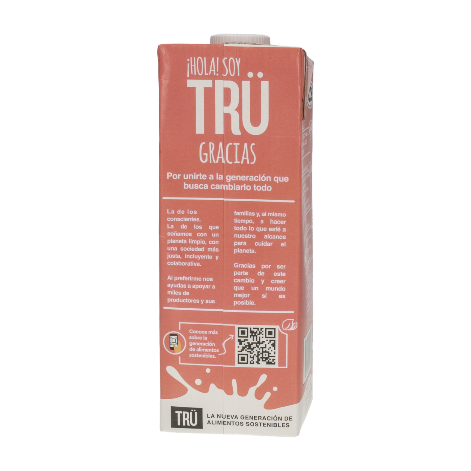 Leche Descremada Deslactosada TRÜ 1000 Ml
