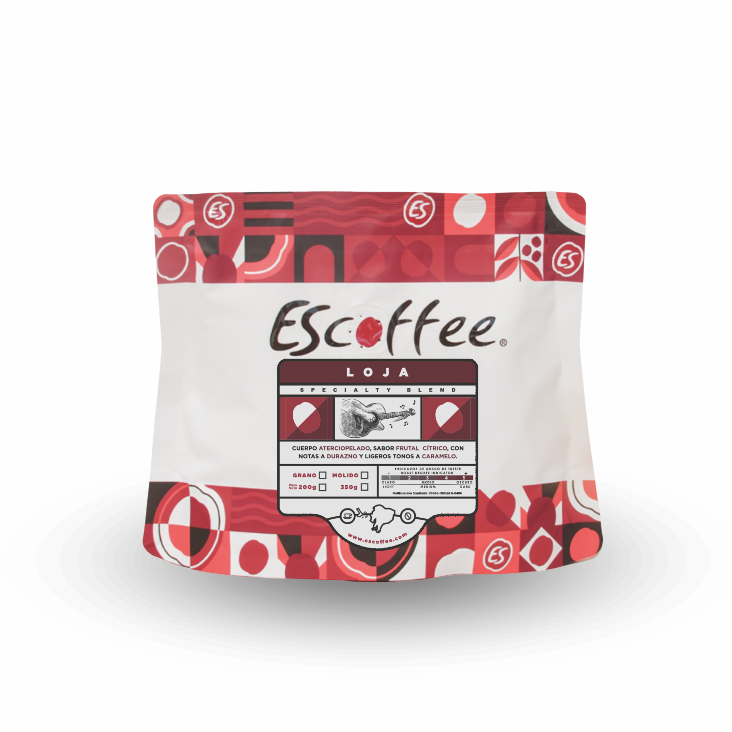 Café Tostado Y Molido Para Pasar De Loja ESCOFFEE 350 G