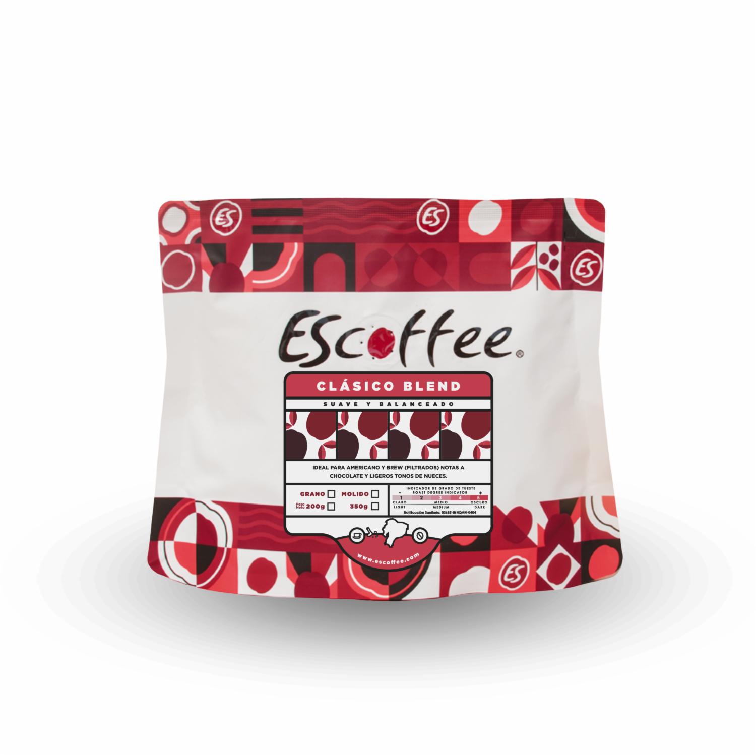 Café Tostado Y Molido Mezcla Clásica ESCOFFEE 350 G