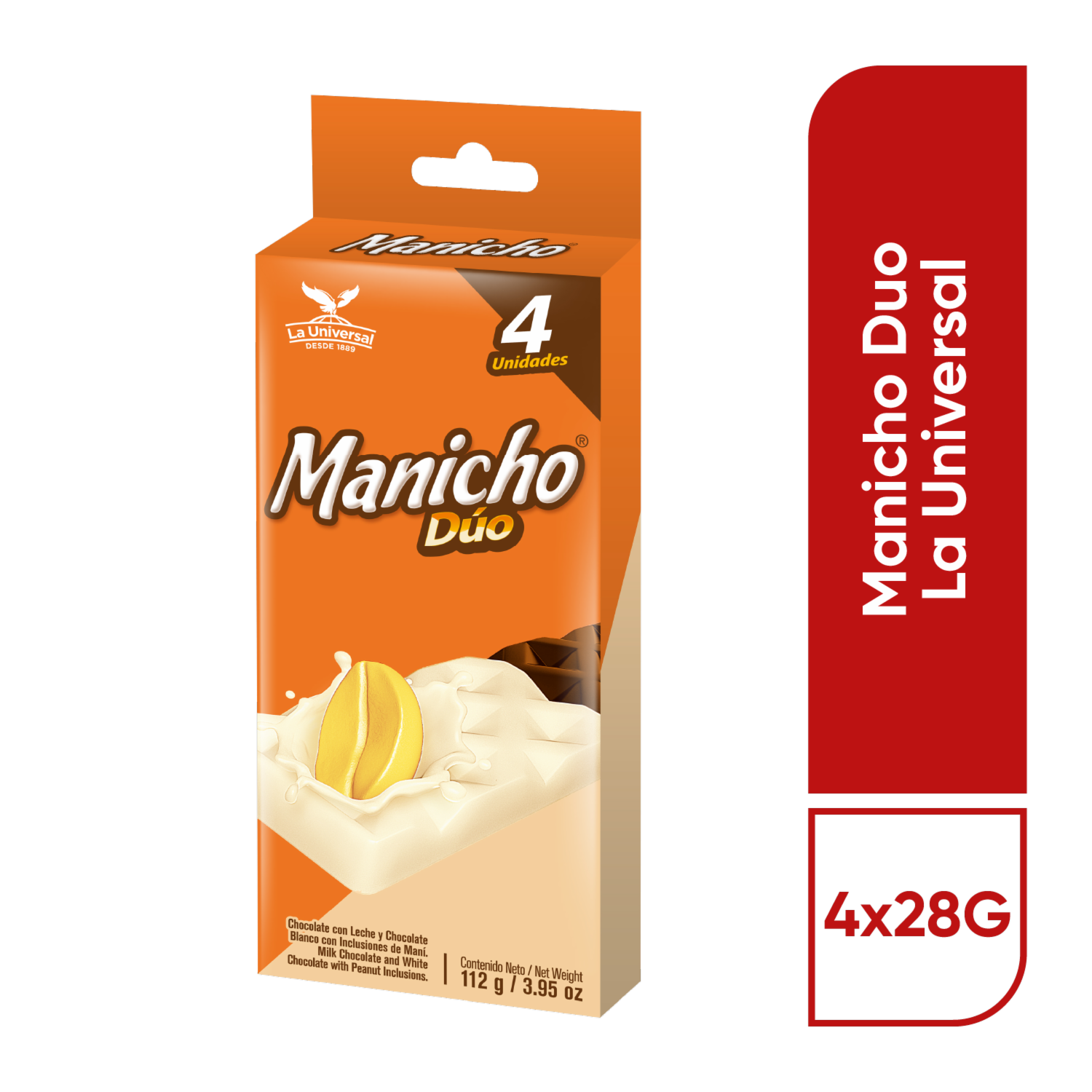 Chocolate Duo MANICHO 4 X 28 G