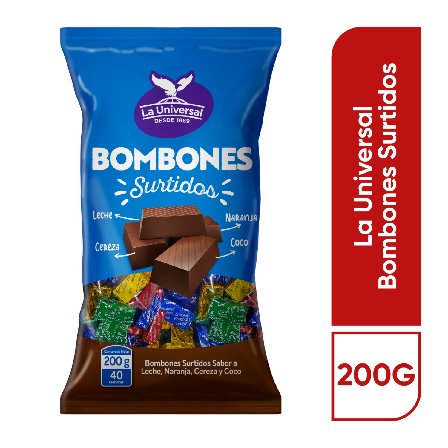 Bombones Surtidos LA UNIVERSAL 200 G