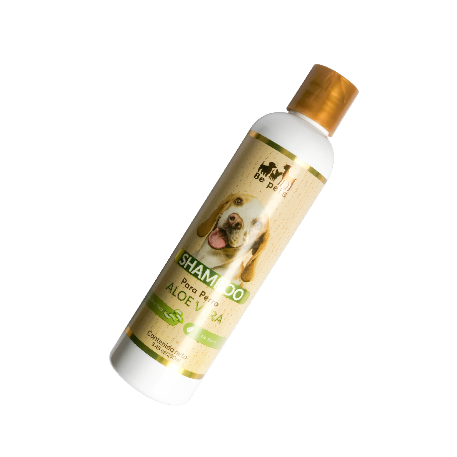 Shampoo Para Mascota De Aloe Vera BE PETS 250 Ml
