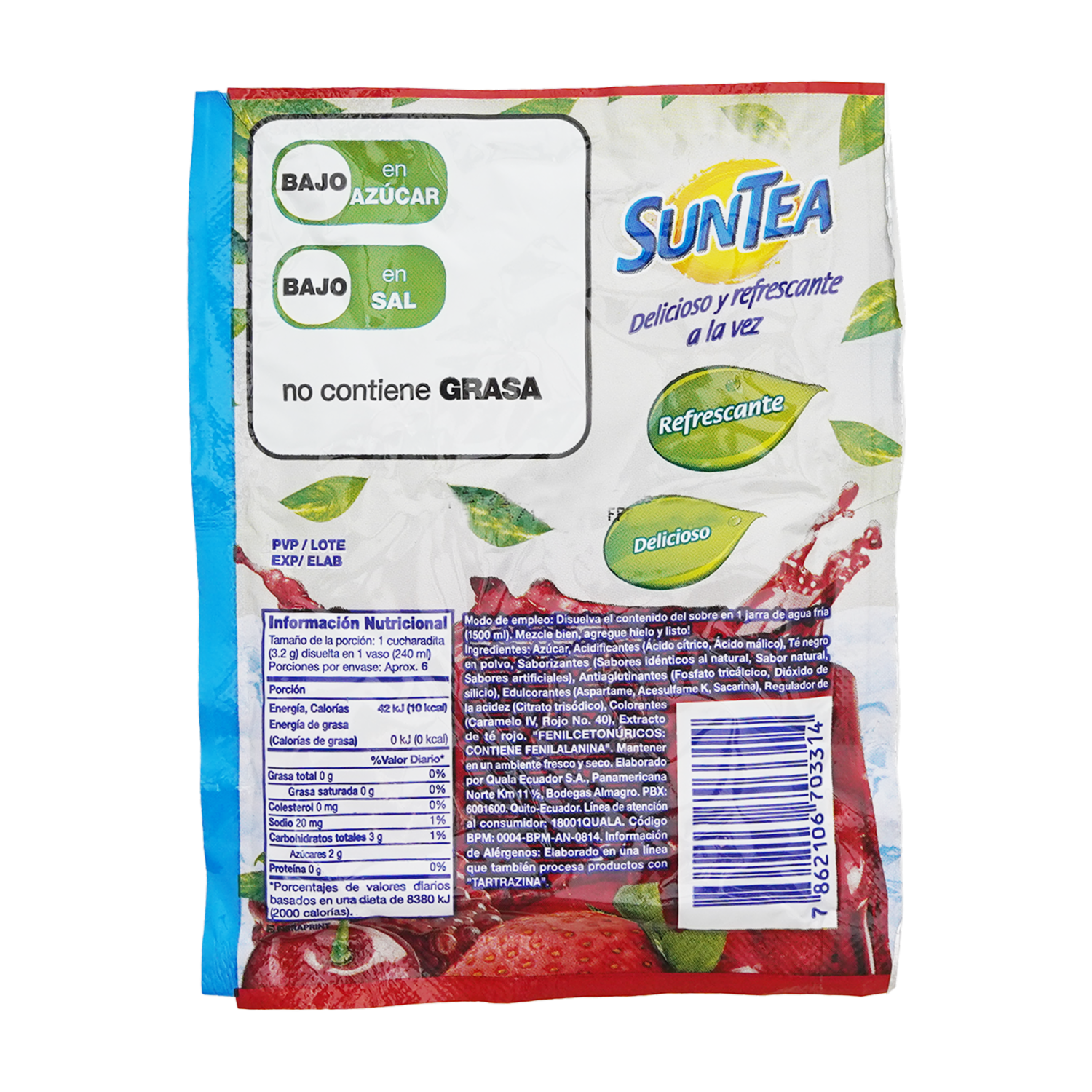 Té De Frutos Rojos SUNTEA 20 G