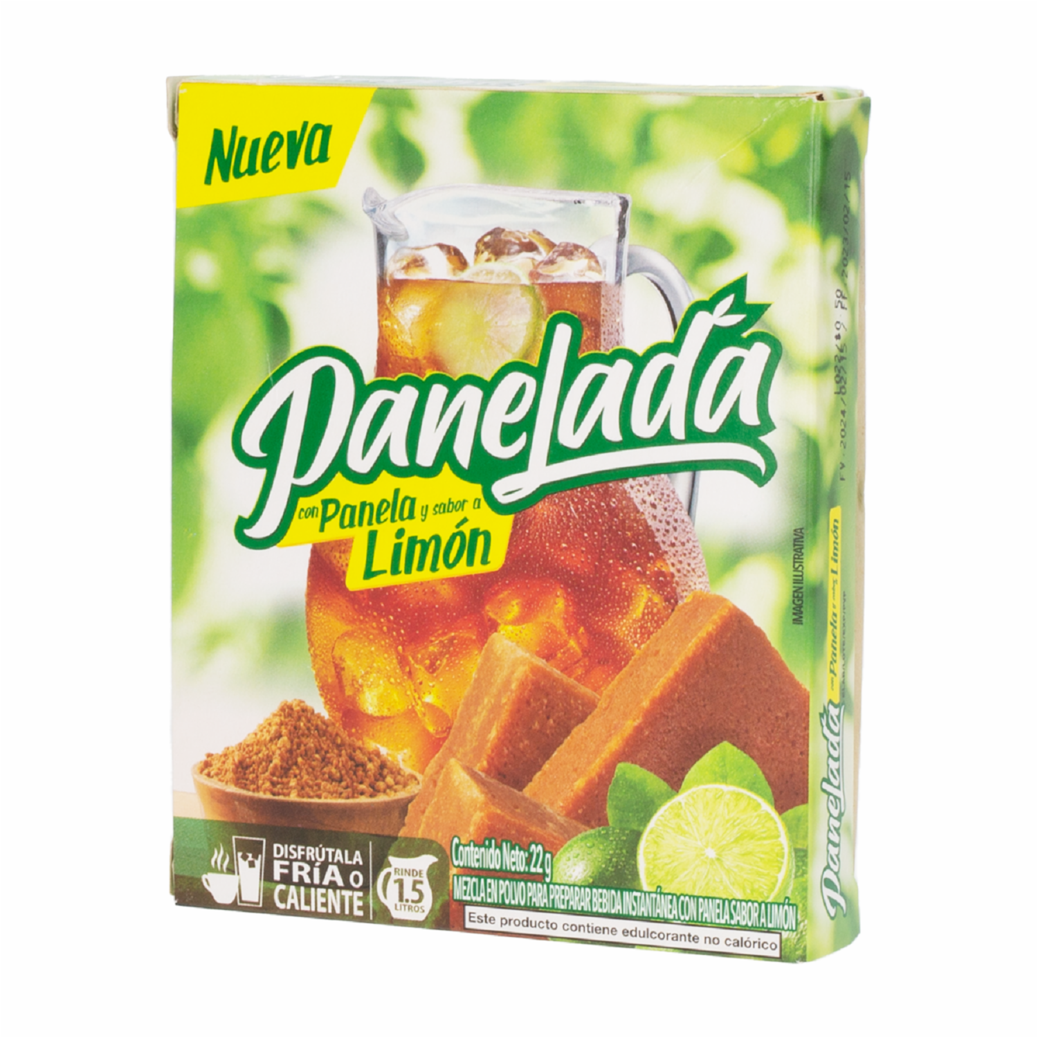 Bebida En Polvo Sabor A Limón Y Panela PANELADA 22 G