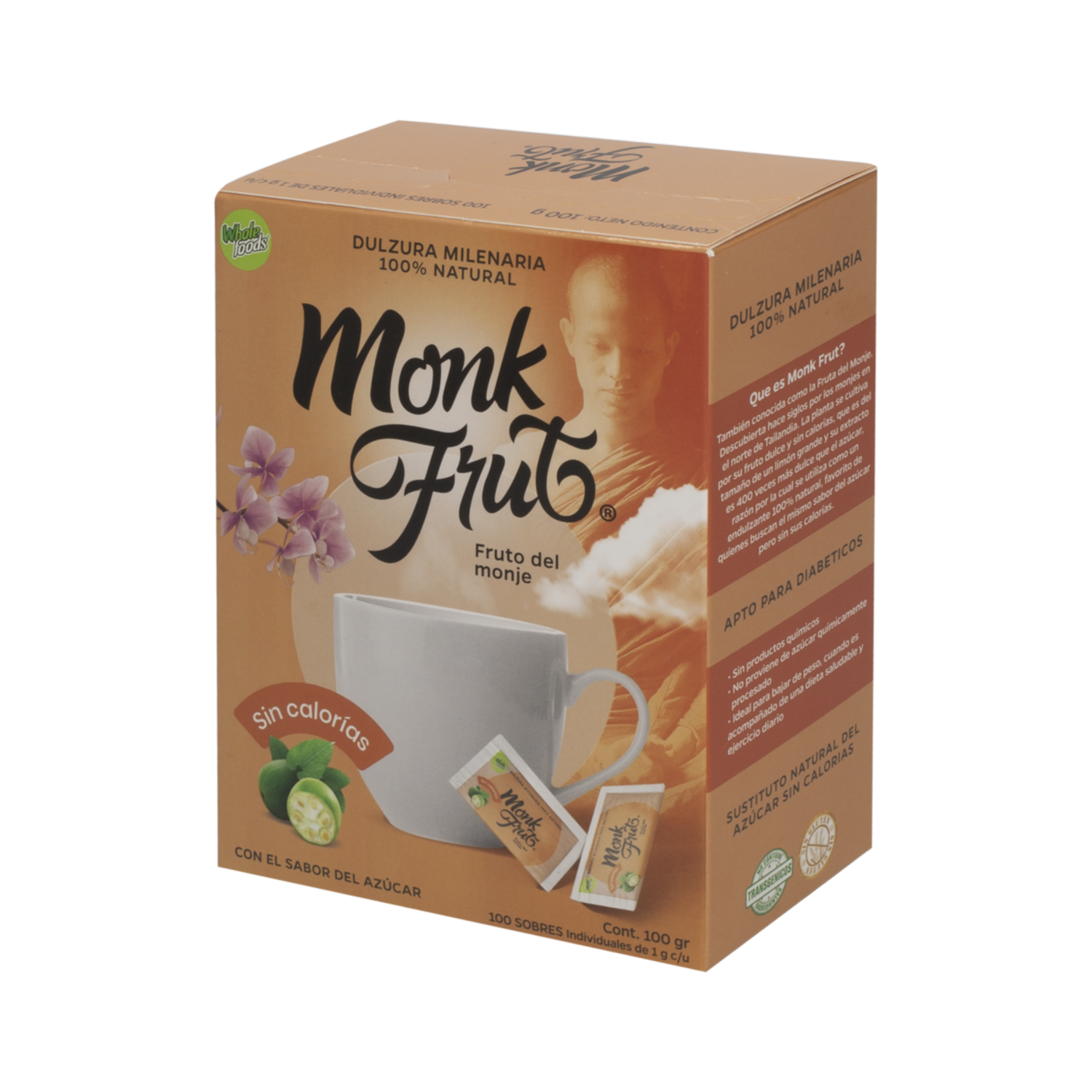 Endulzante En Polvo MONK FRUT 100 G
