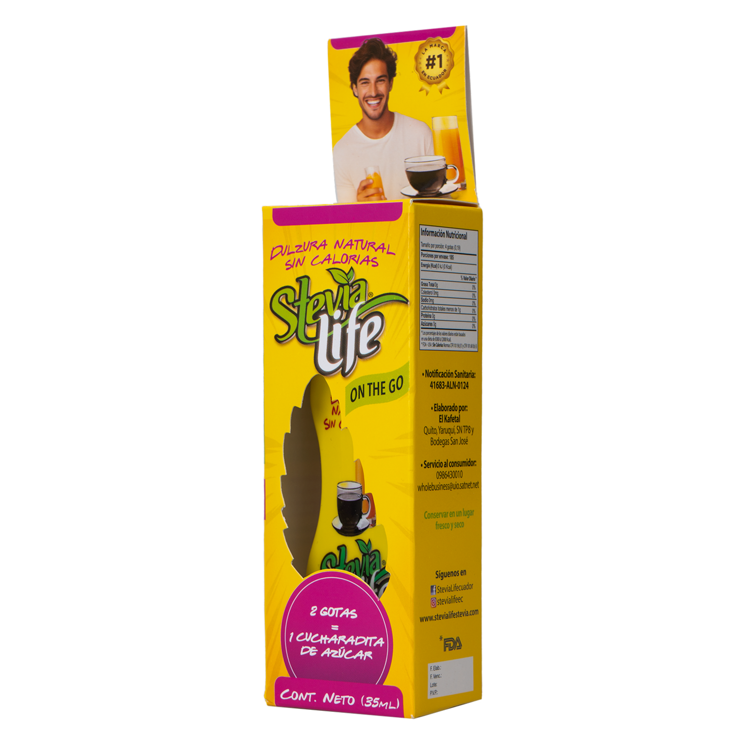 Endulzante Liquido STEVIA LIFE 35 Ml