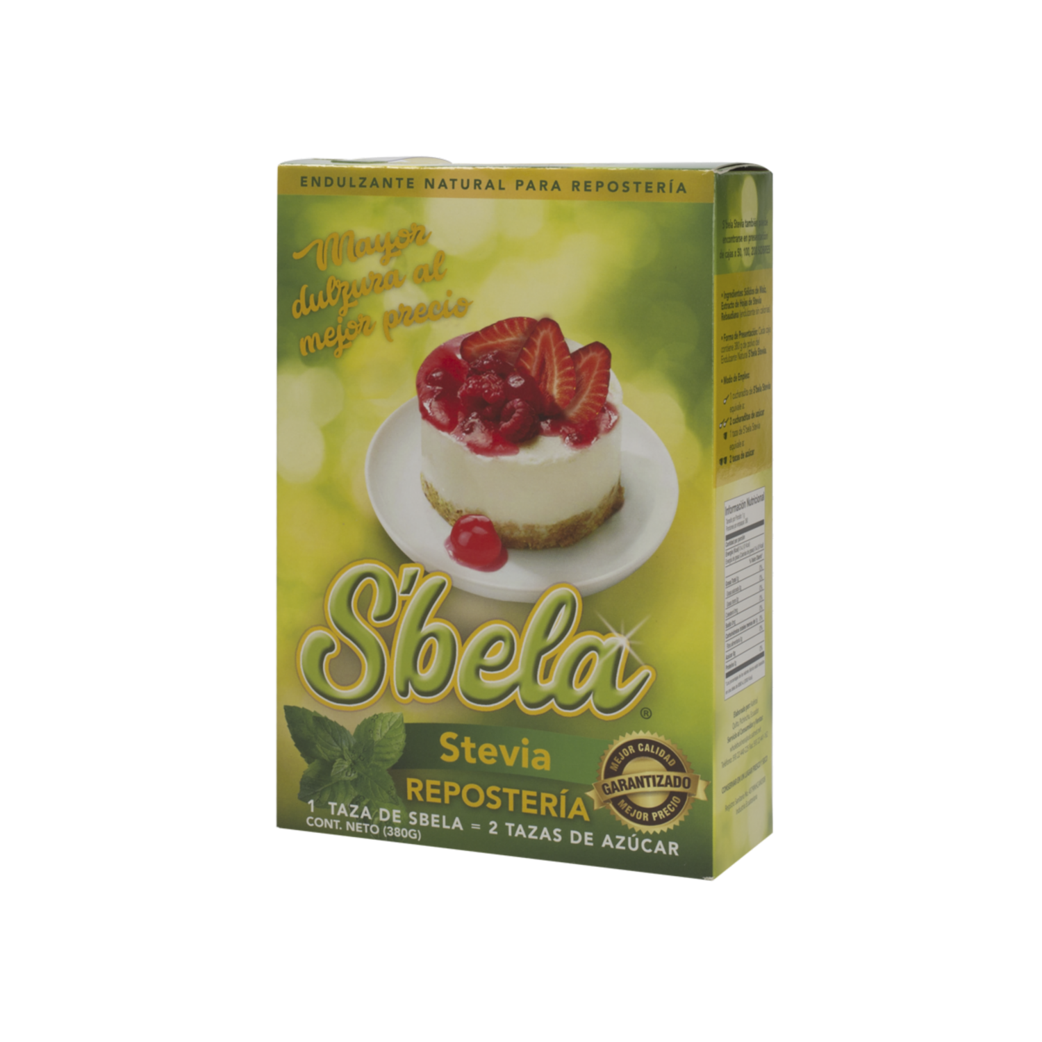Endulzante Para Repostería Sin Gluten S’BELA 380 G