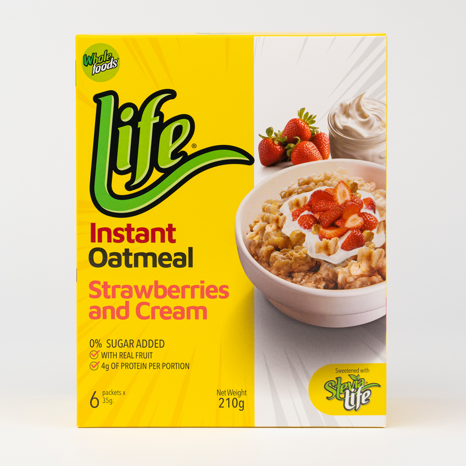 Avena Instantánea De Fresa Y Crema LIFE 210 G