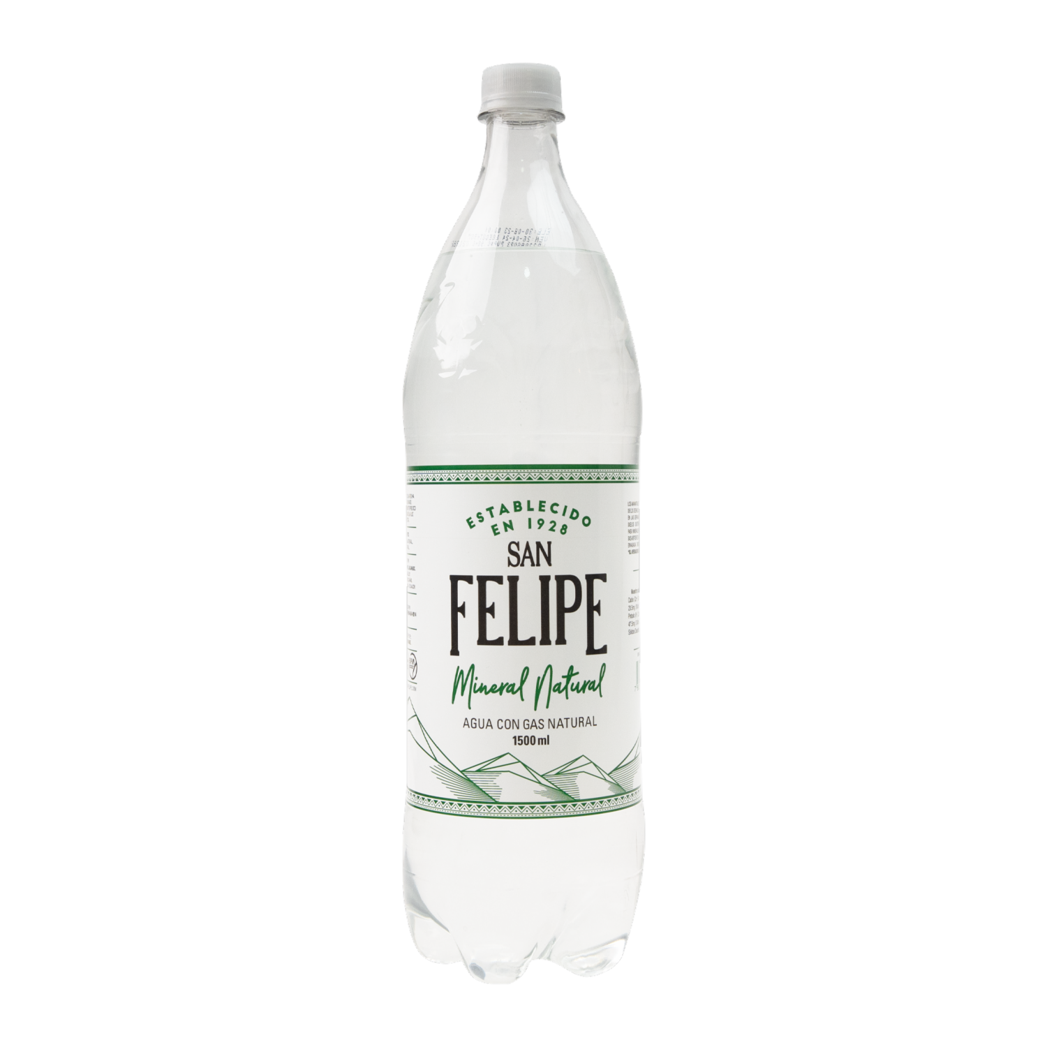 Agua Con Gas Natural SAN FELIPE 1500 Ml