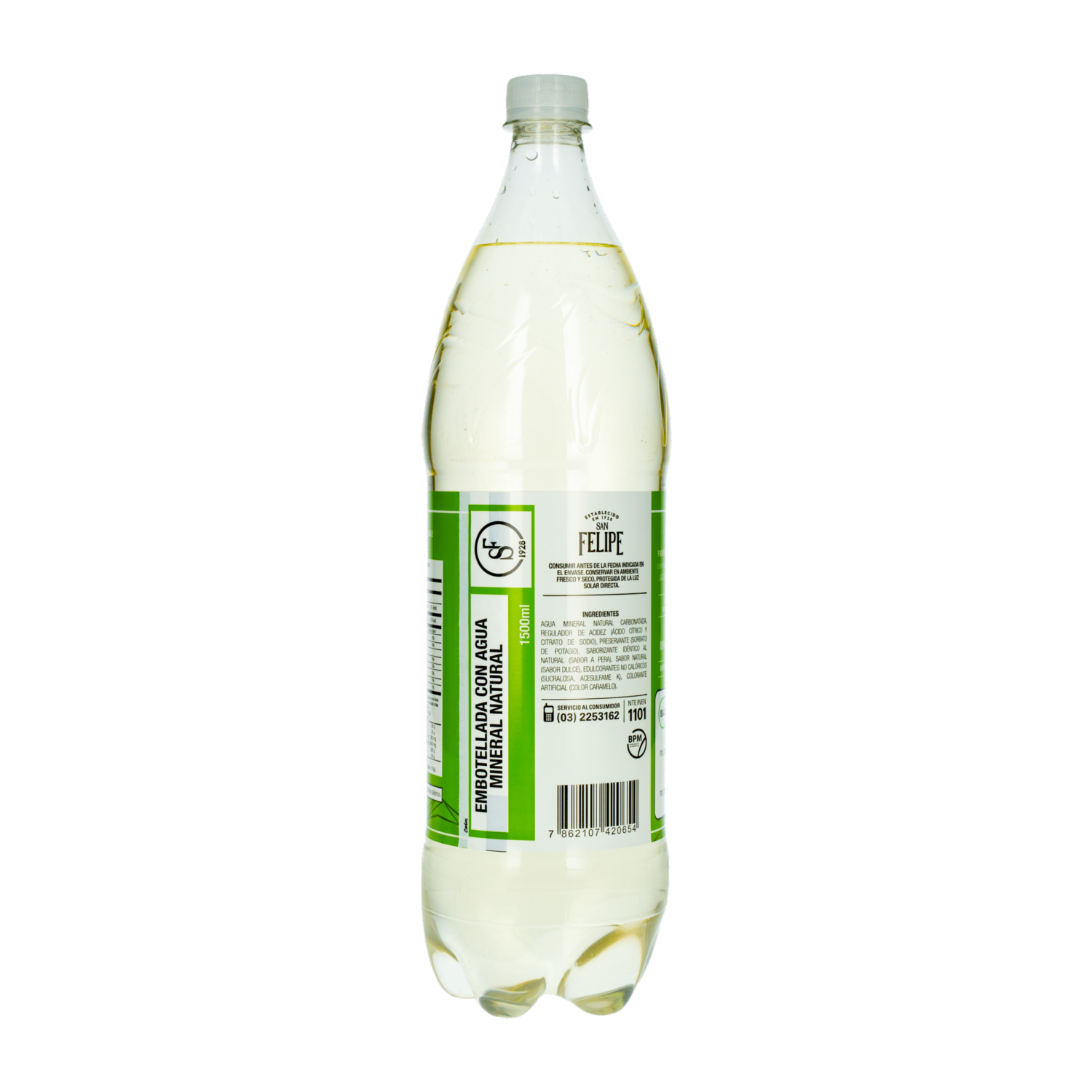 Agua Mineral Sabor A Pera FRUMMM 1500 Ml