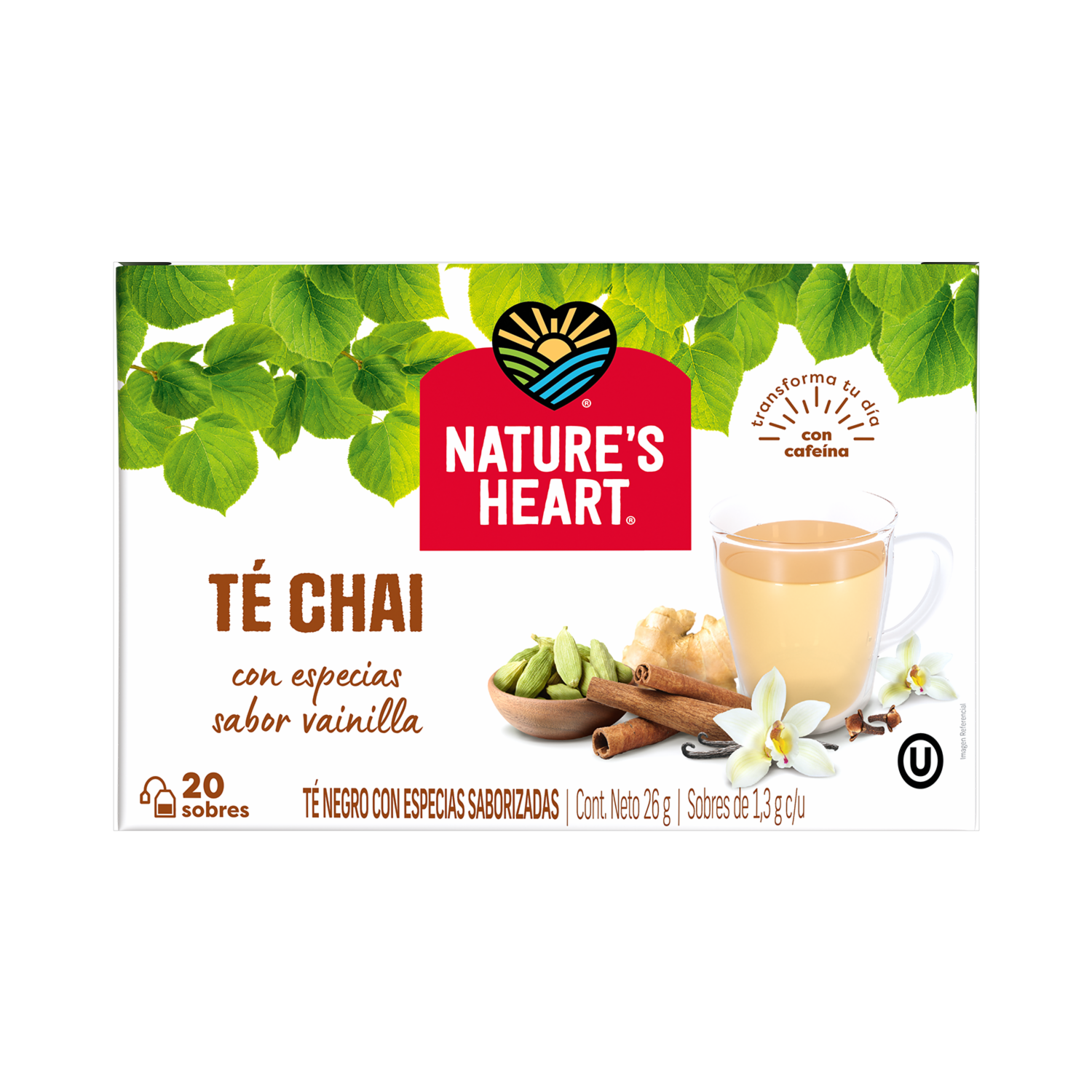 Té Chai Con Especias NATURE’S HEART 20 X 1.30 G