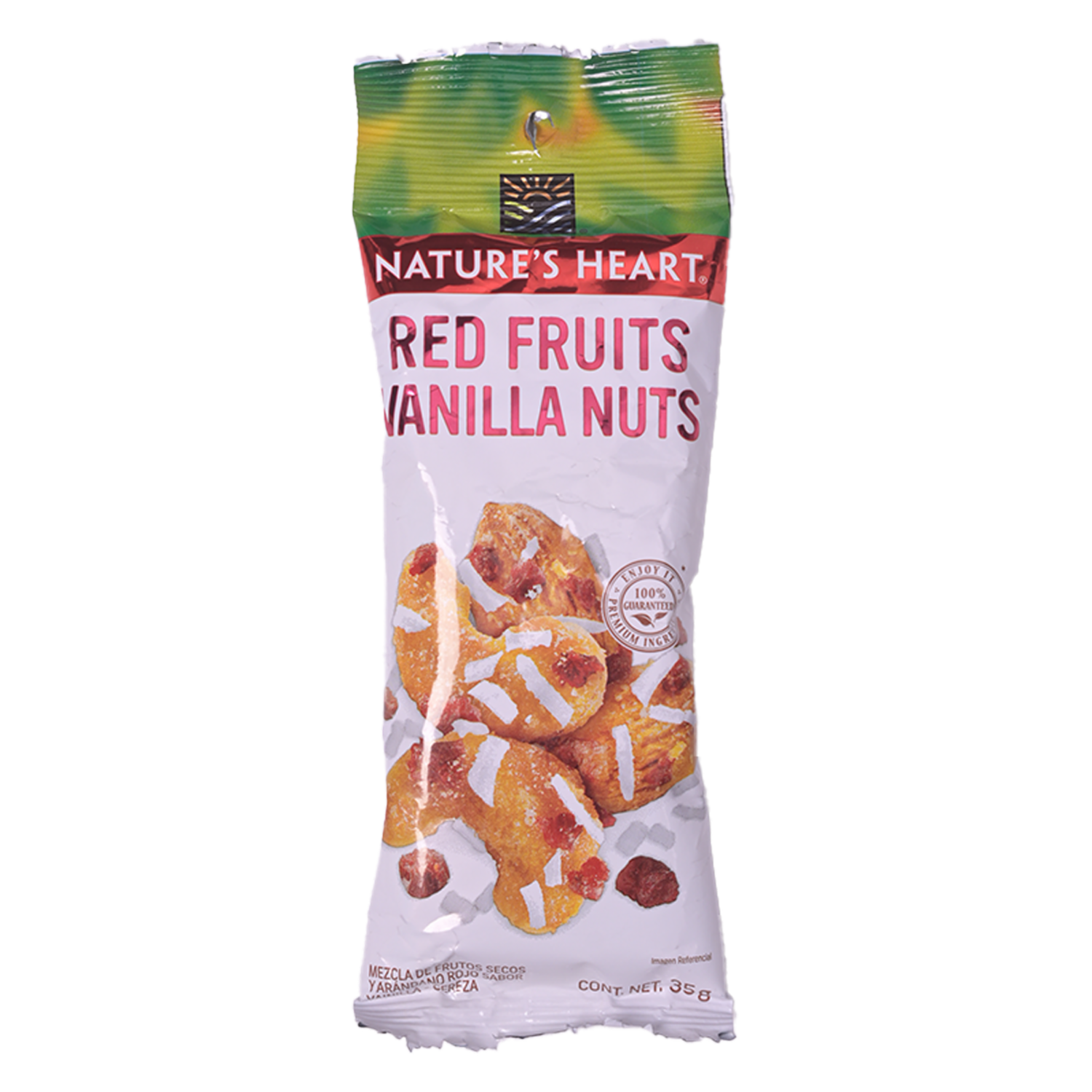 Mix Frutos Secos Red Fruits Vainilla Nuts NATURE’S HEART 35 G