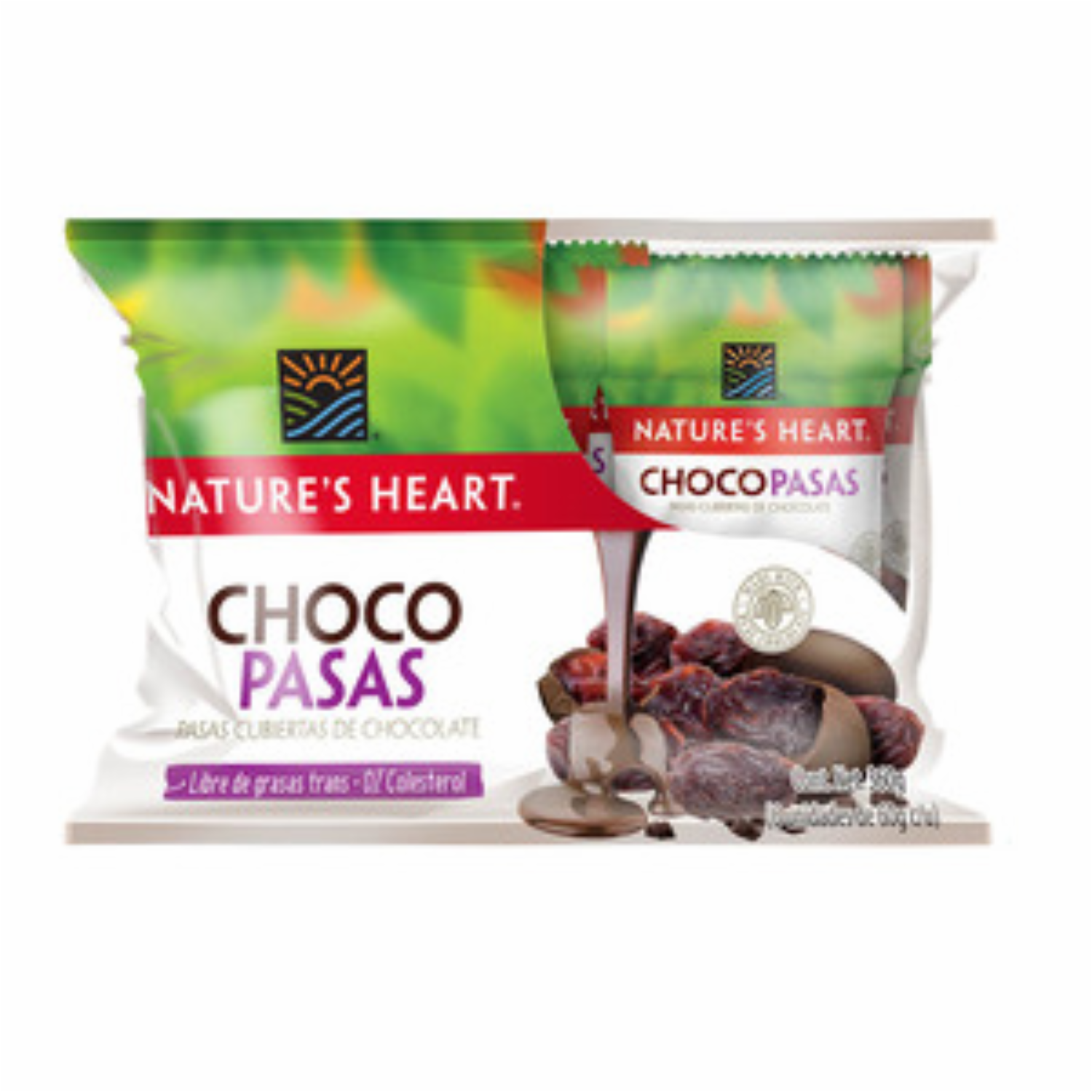 Pasas Con Chocolate NATURE’S HEART Funda