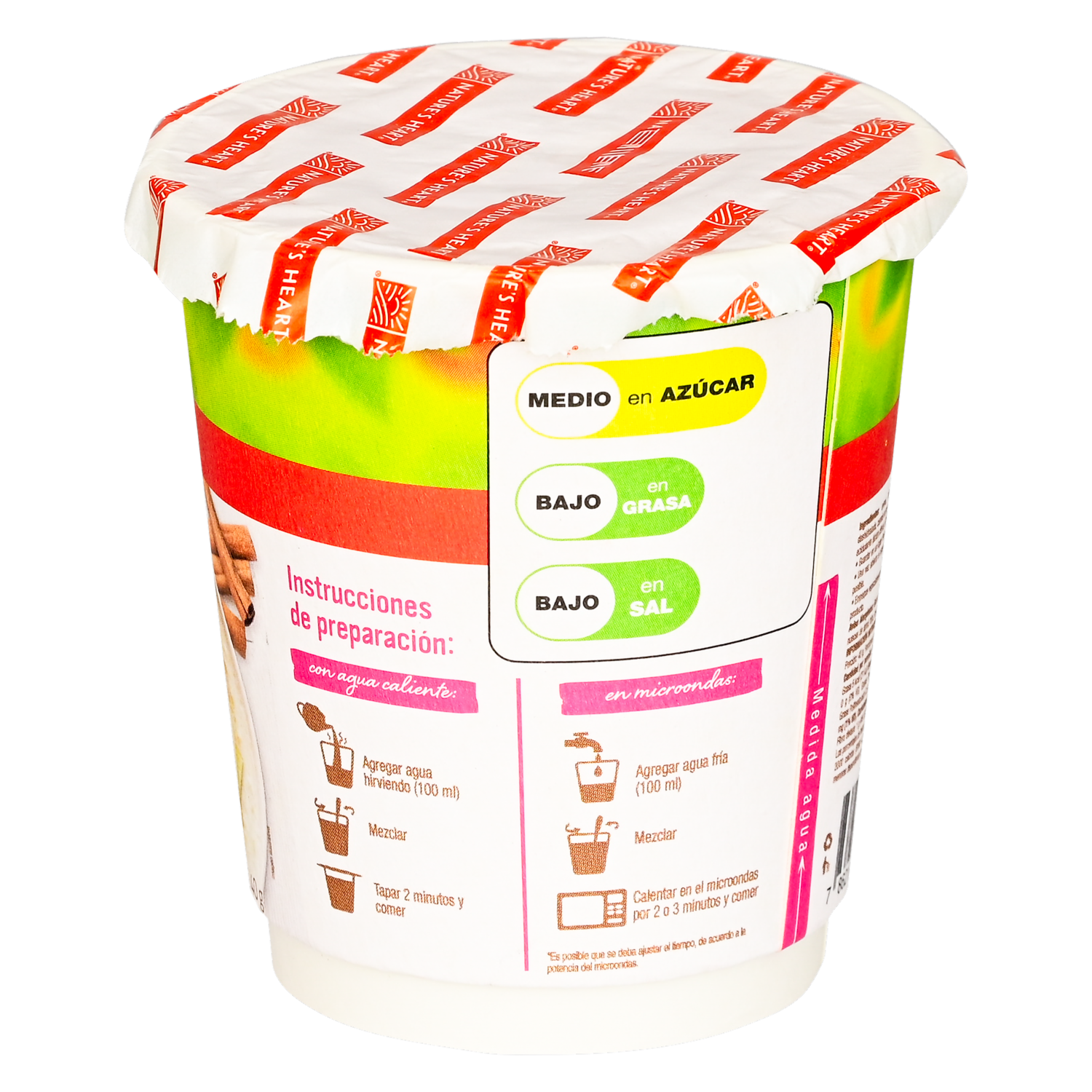 Avena Instantánea Manzana Y Canela NATURE´S HEART 40 G