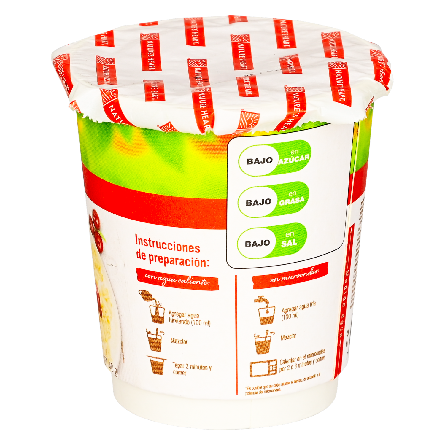Avena Instantánea De Frutos Rojos NATURE’S HEART 40 G