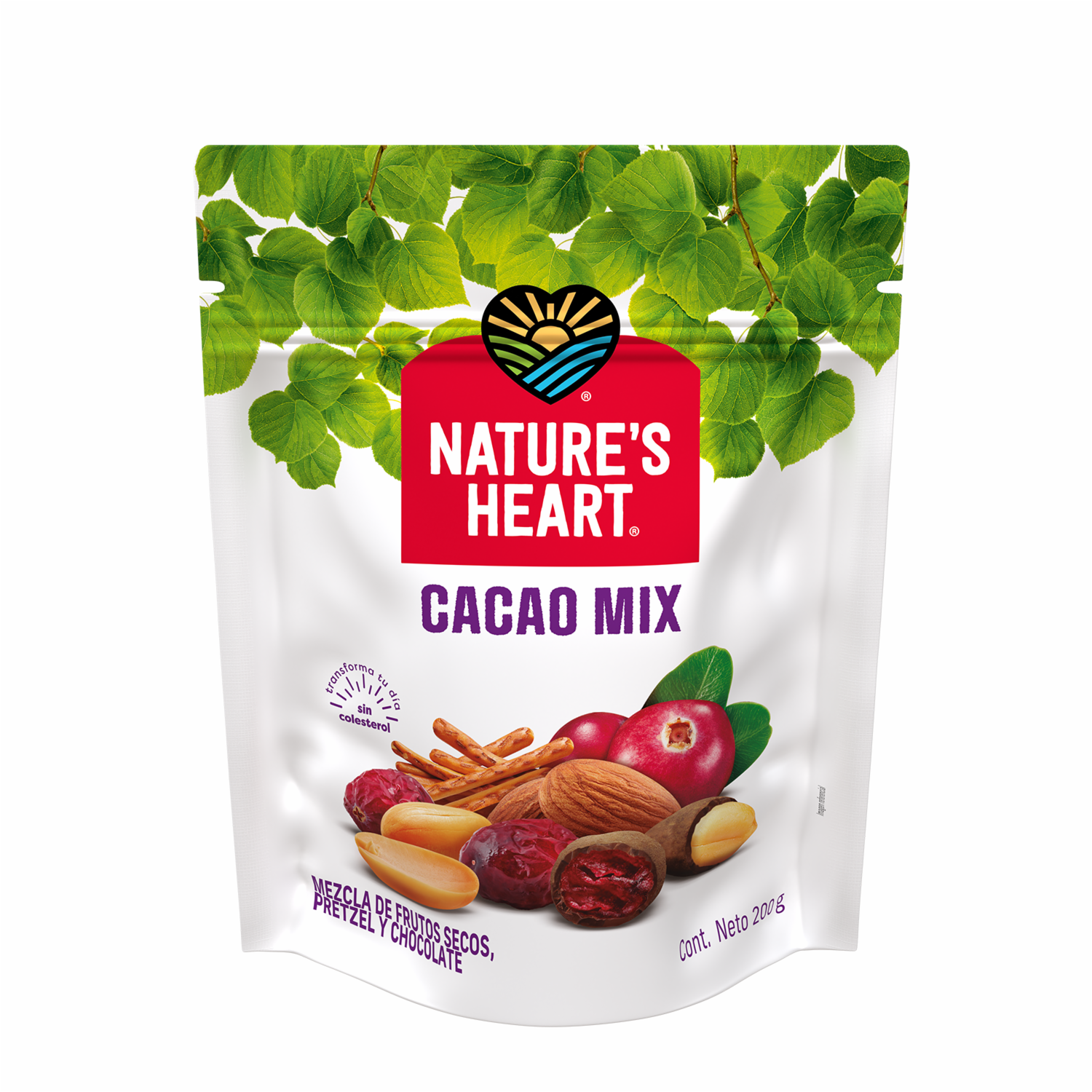 Cacao En Polvo Mix Funda NATURE´S HEART 200 g