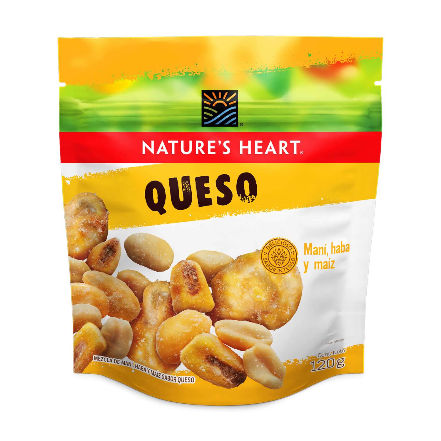 Queso Maní Haba Maíz NATURE’S HEART 120 G