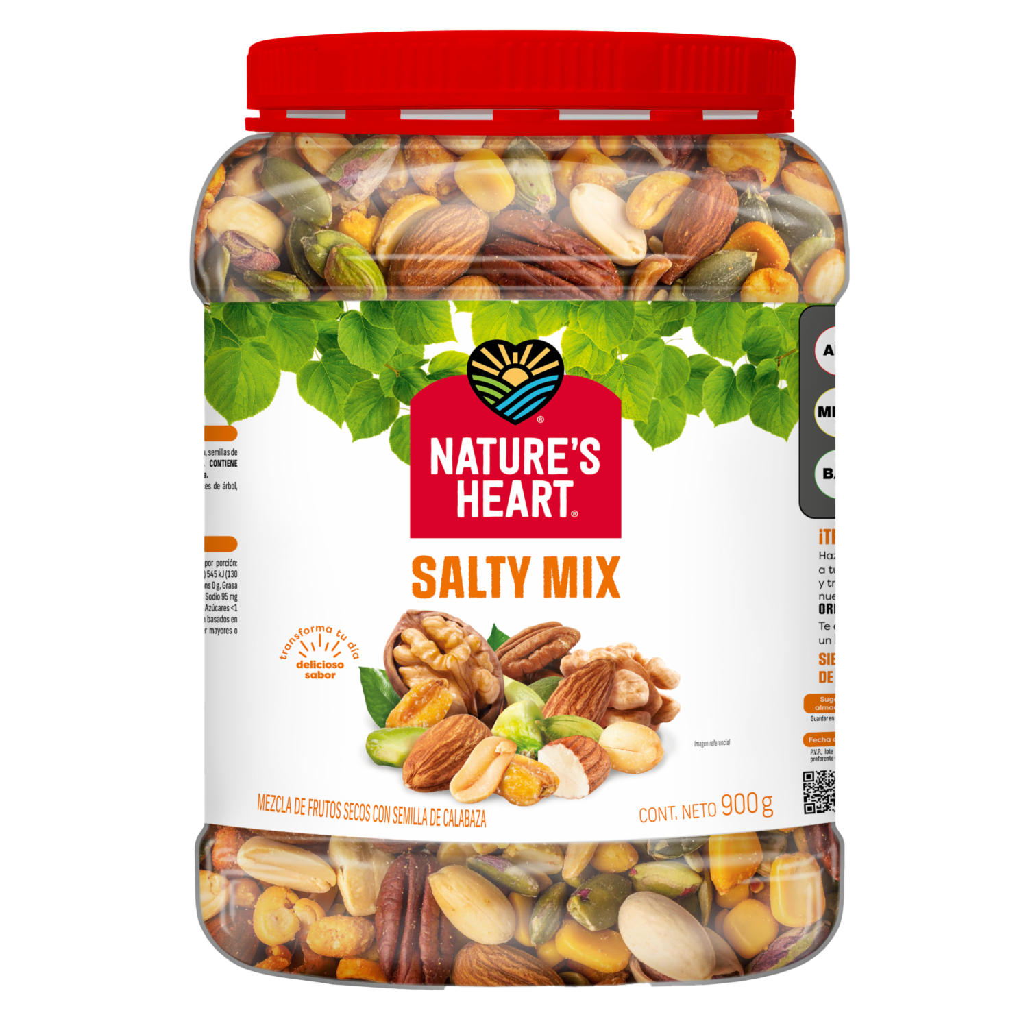 Mix Frutos Secos Salados NATURE’S HEART 900 G