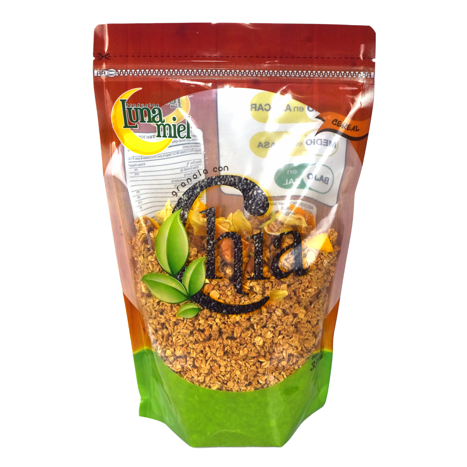 Granola Con Chía LUNA MIEL 350 G