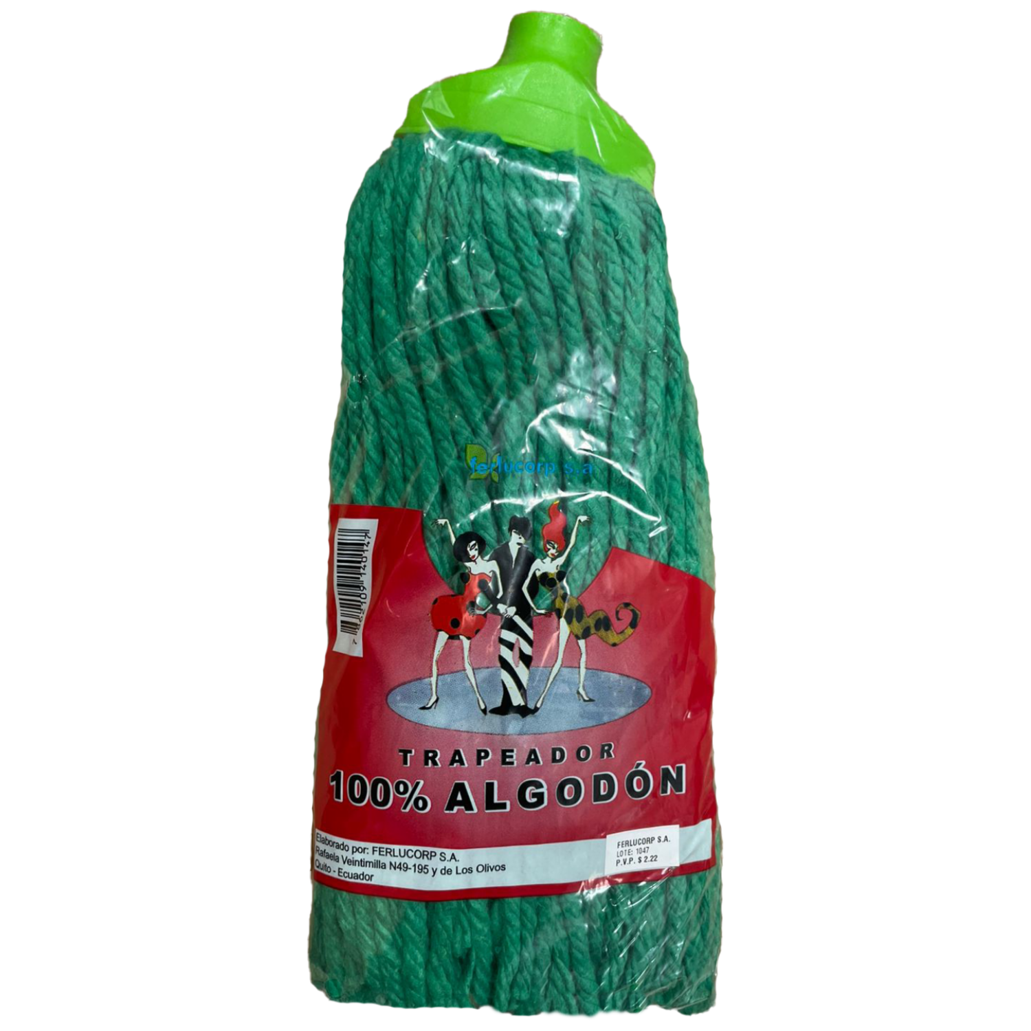 Repuesto Trapeador Fácilmente Lavable AGATHA 100% Algodón